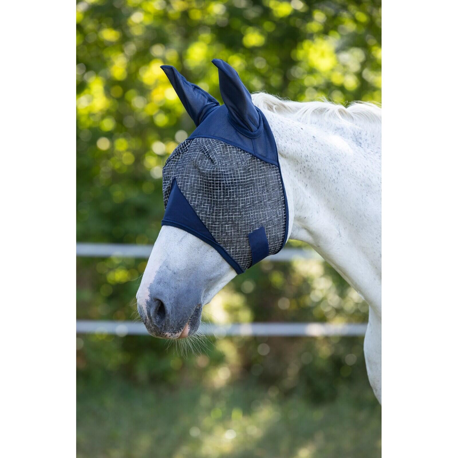 Masque anti-mouches pour cheval avec protection oreilles Covalliero 2/2