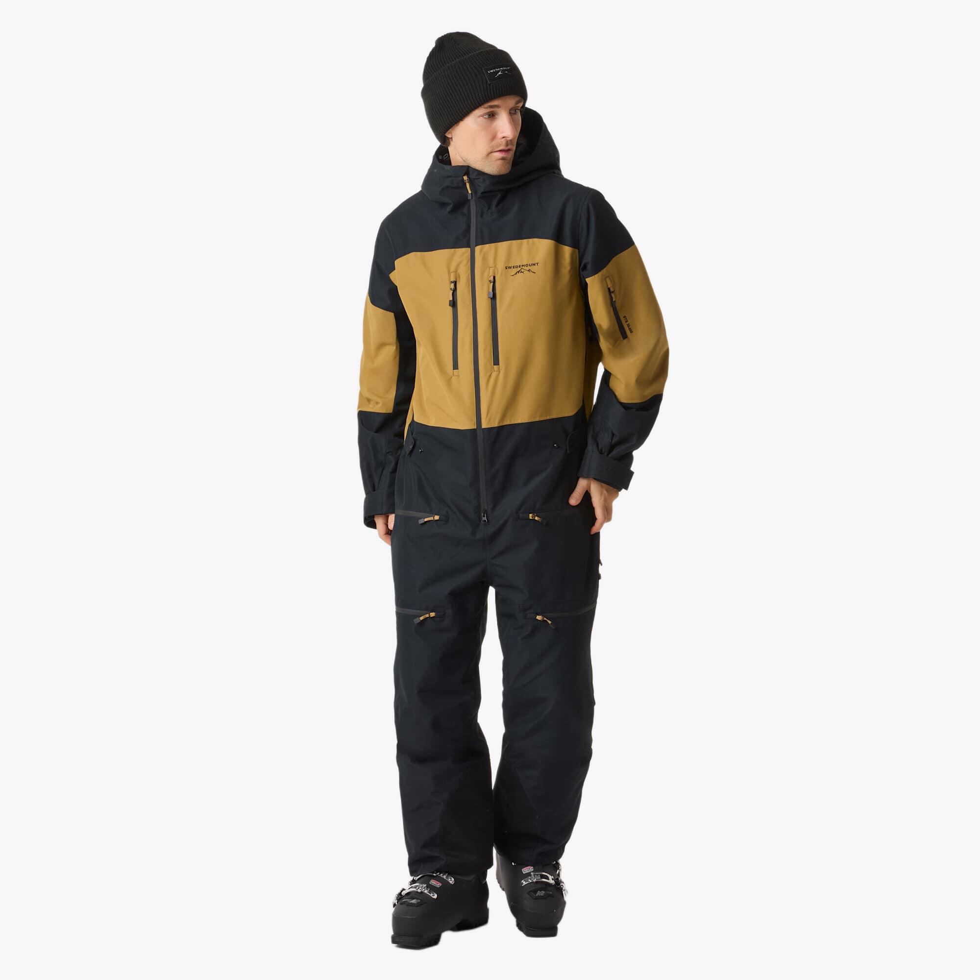Swedemount - Combinaison De Ski Homme Hiver Imperméable Coupe-vent Freeride Ii - Combinaison De Ski - Blanc|noir - Decathlon