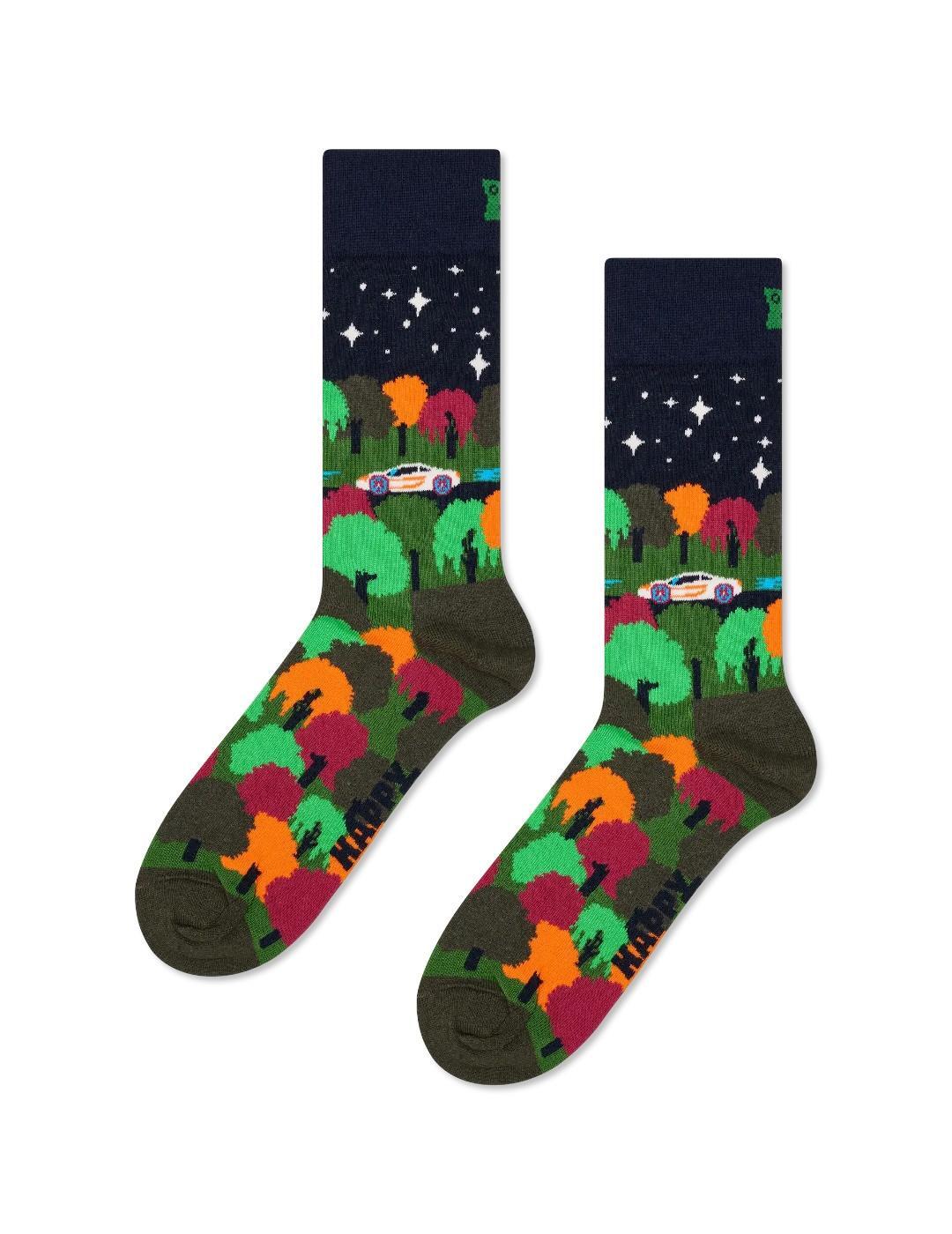 Chaussettes Happy Socks Modèle Night Driving Couleur Multicolore 3/5