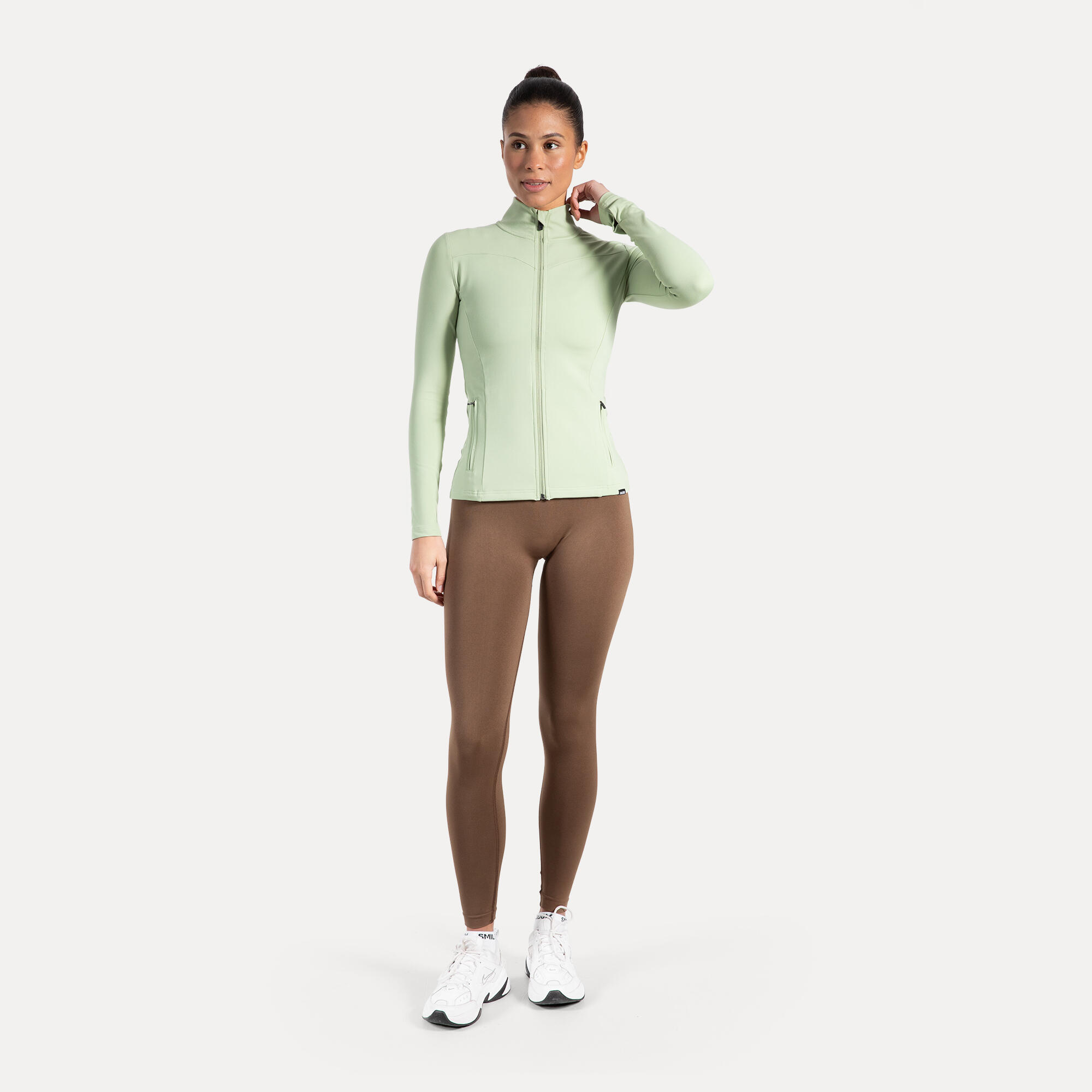 Damen Leggings Slayton Scrunch Braun 3/6