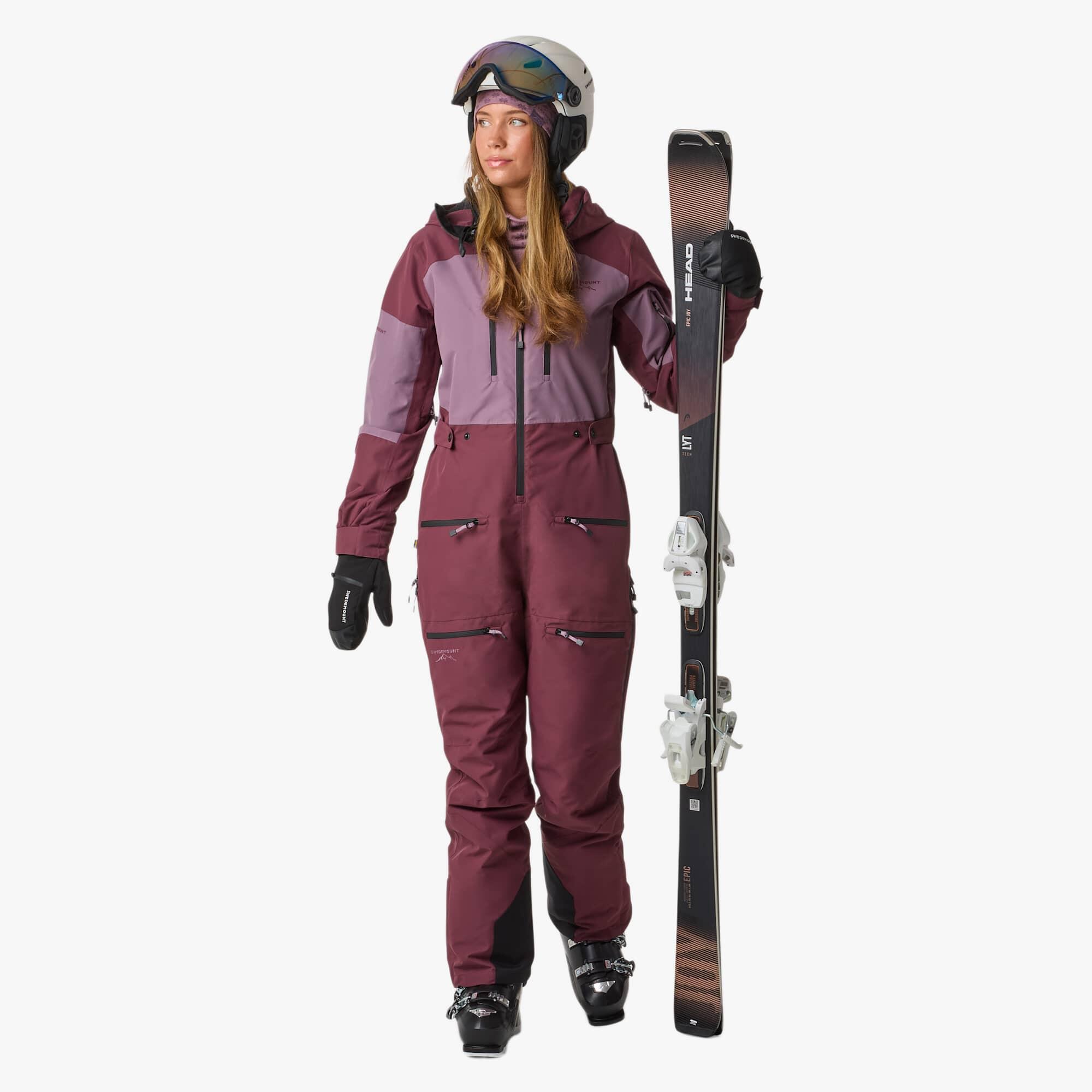 Women skiing winter overall waterproof windproof breathable Freeride II 3/7