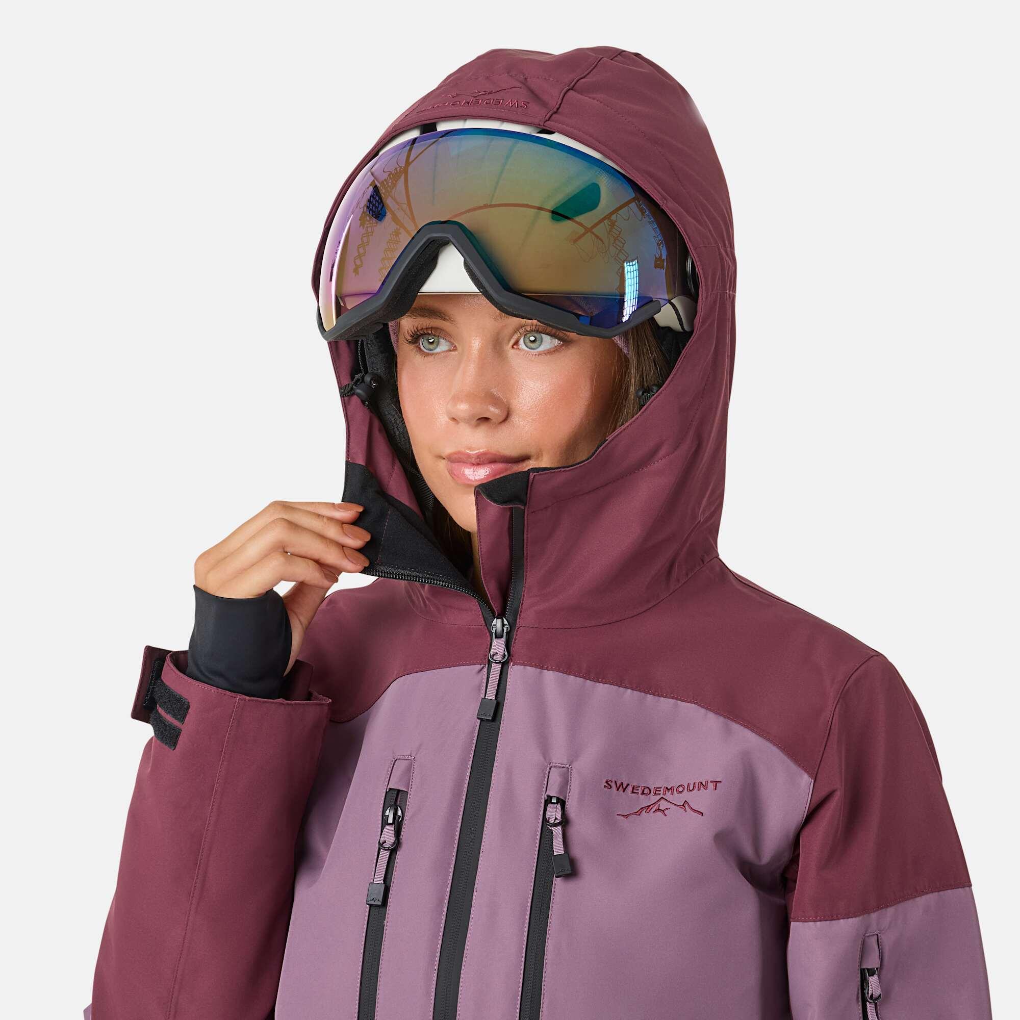 Women skiing winter overall waterproof windproof breathable Freeride II 6/7