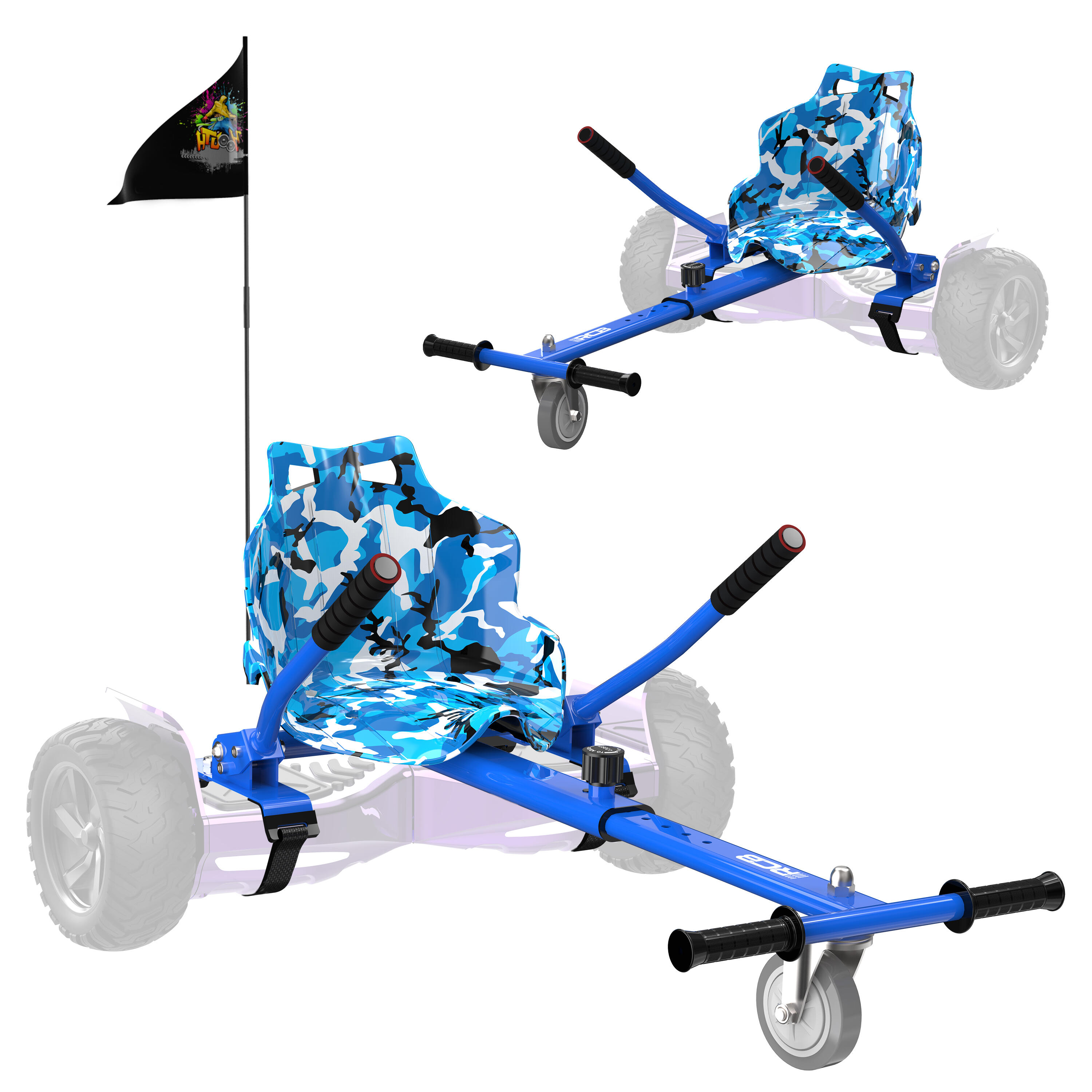 Hoverboards con Go-Kart de 8.5 Pulgadas, Bluetooth RCB-HY-A16 2/8
