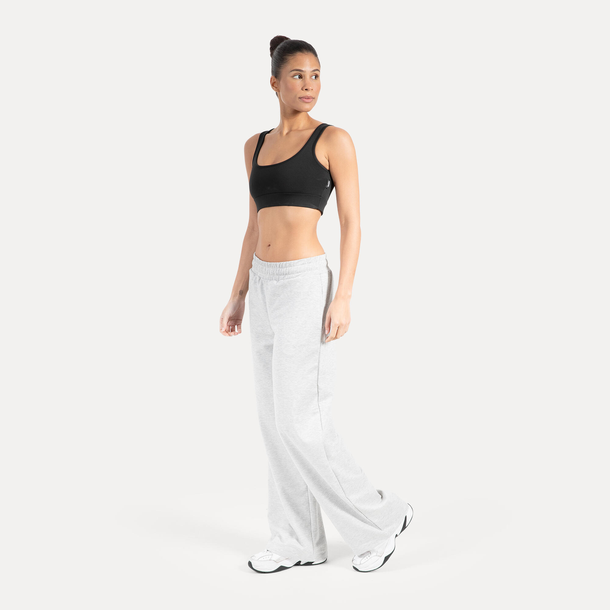 Damen Jogginghose Kanya Grau Melange 3/5