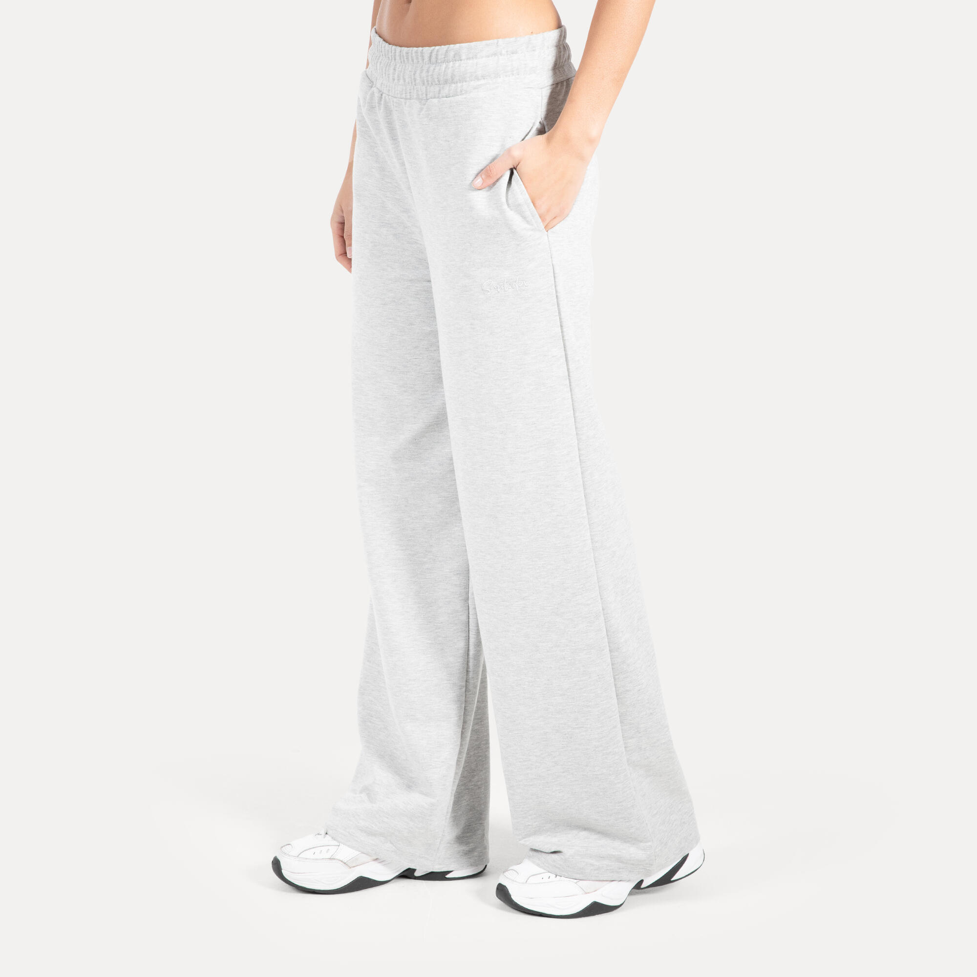 Damen Jogginghose Kanya Grau Melange 2/5