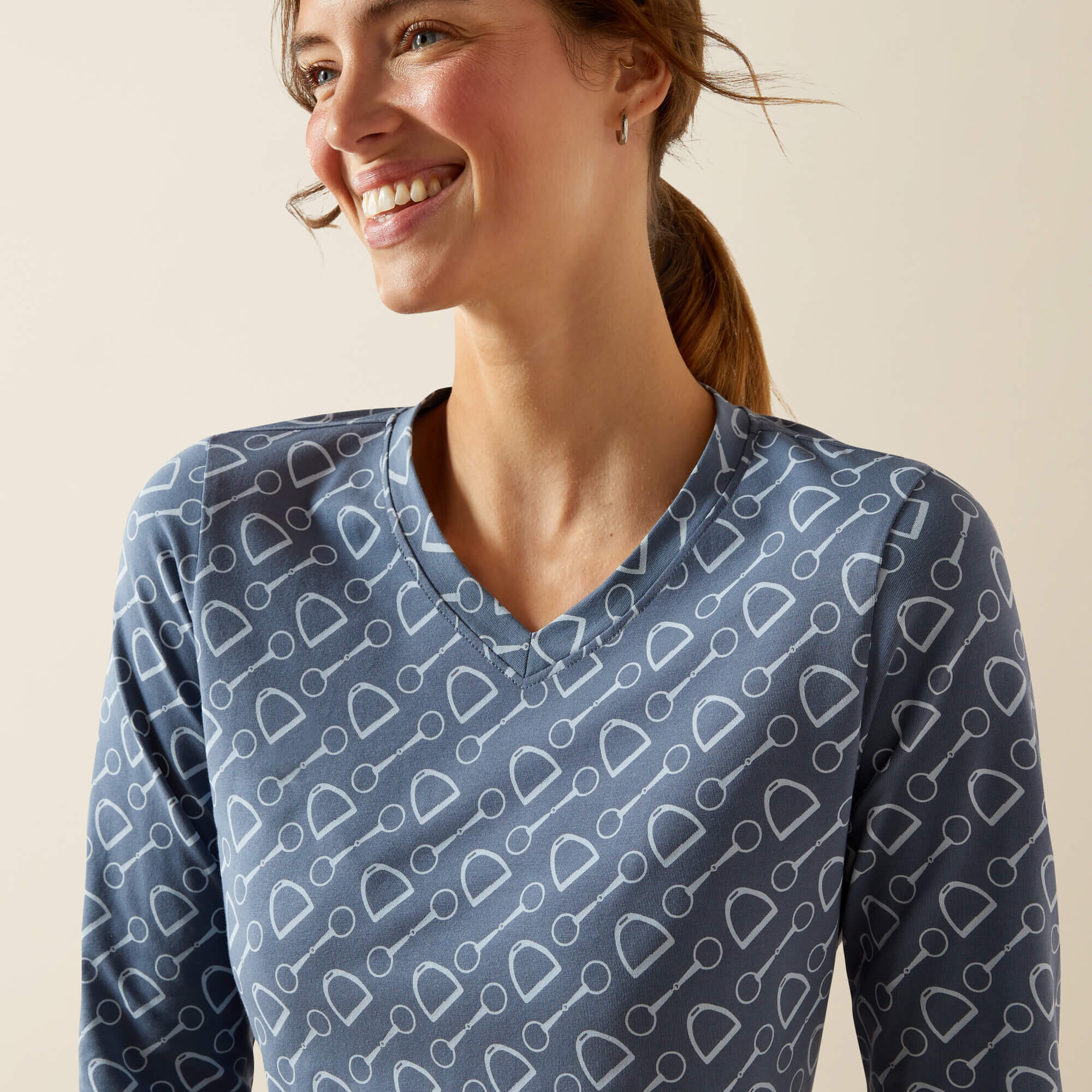 T-shirt manches longues femme Ariat Hardware Print 3/4
