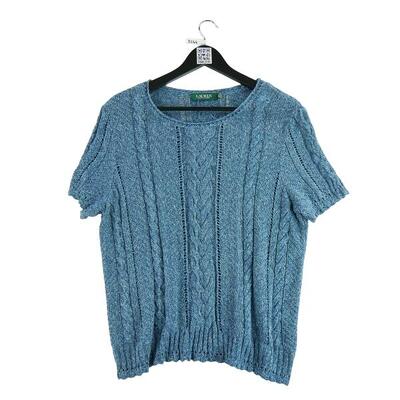 Tweedehands - dames blauwe trui - als nieuw