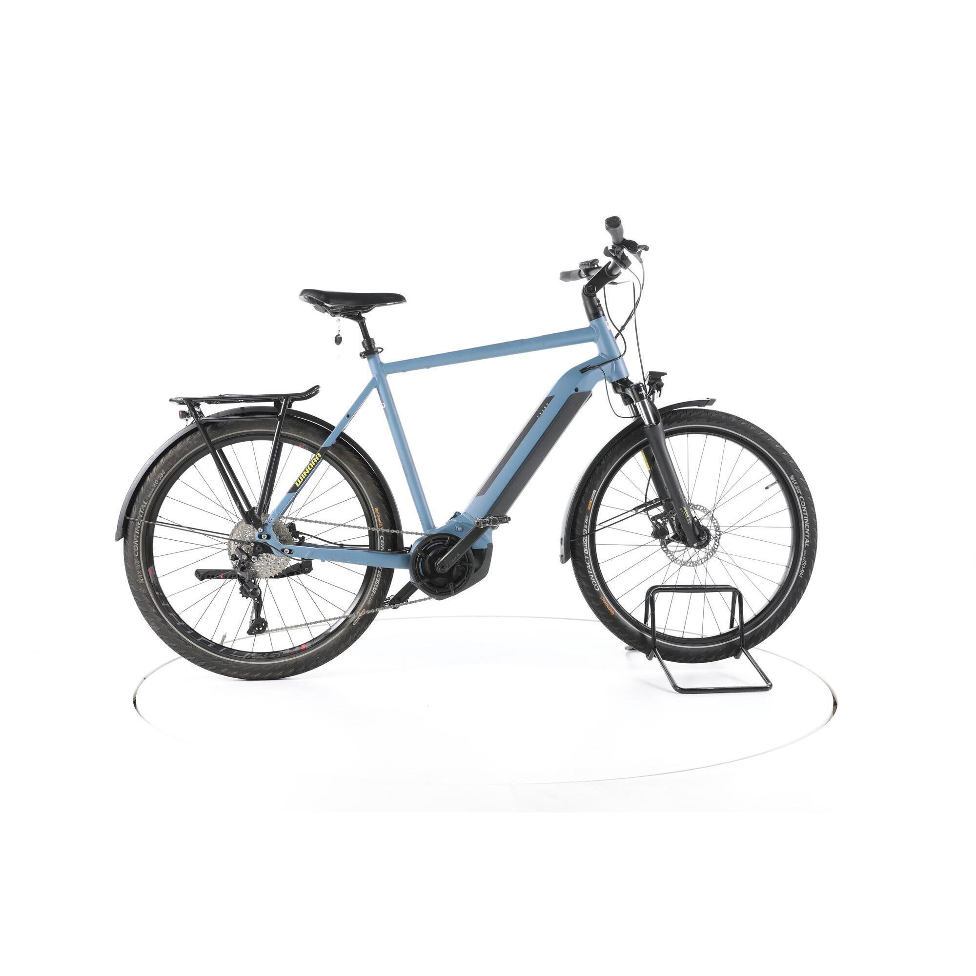 Winora - Reconditionné - Winora Ty200 Trekking Vélo Électrique - Très Bon - Vélo Tout Chemin - Bleu - 60 - Decathlon