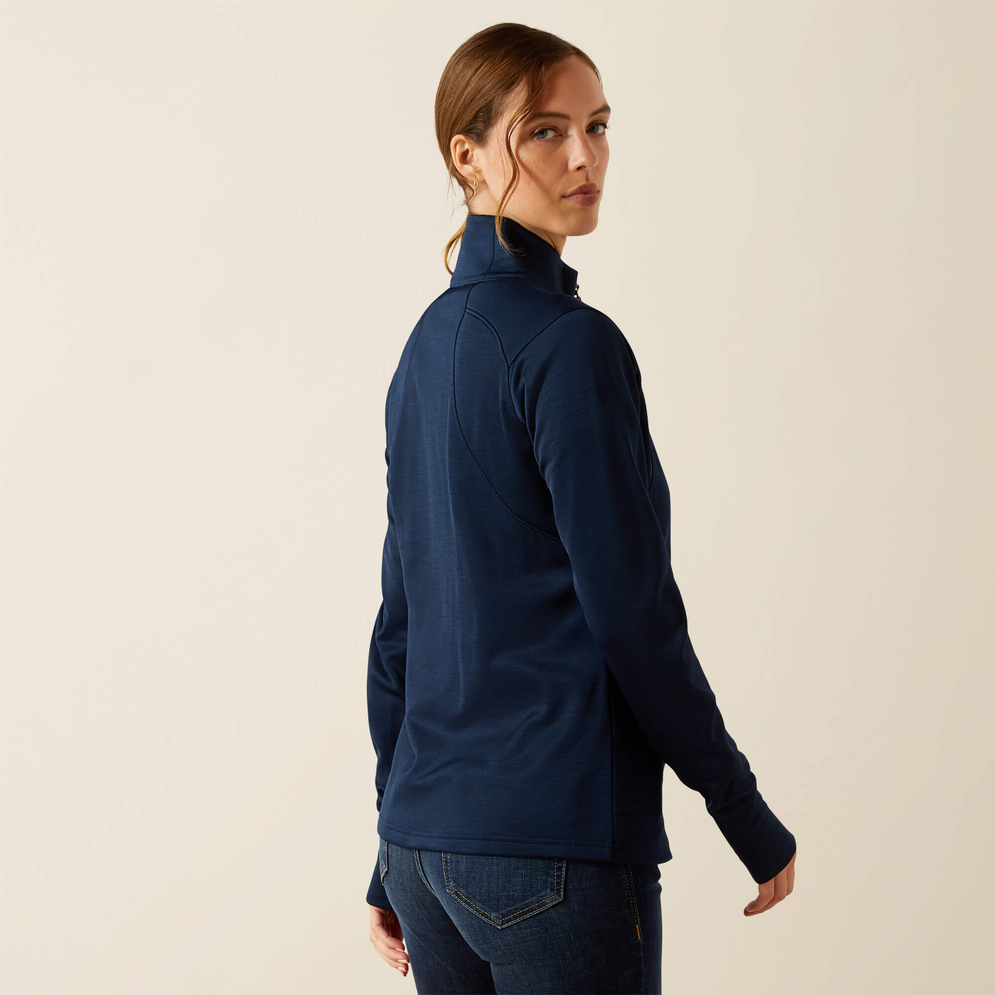 Pile 1/2 Zip donna Ariat Team EQ 2/5