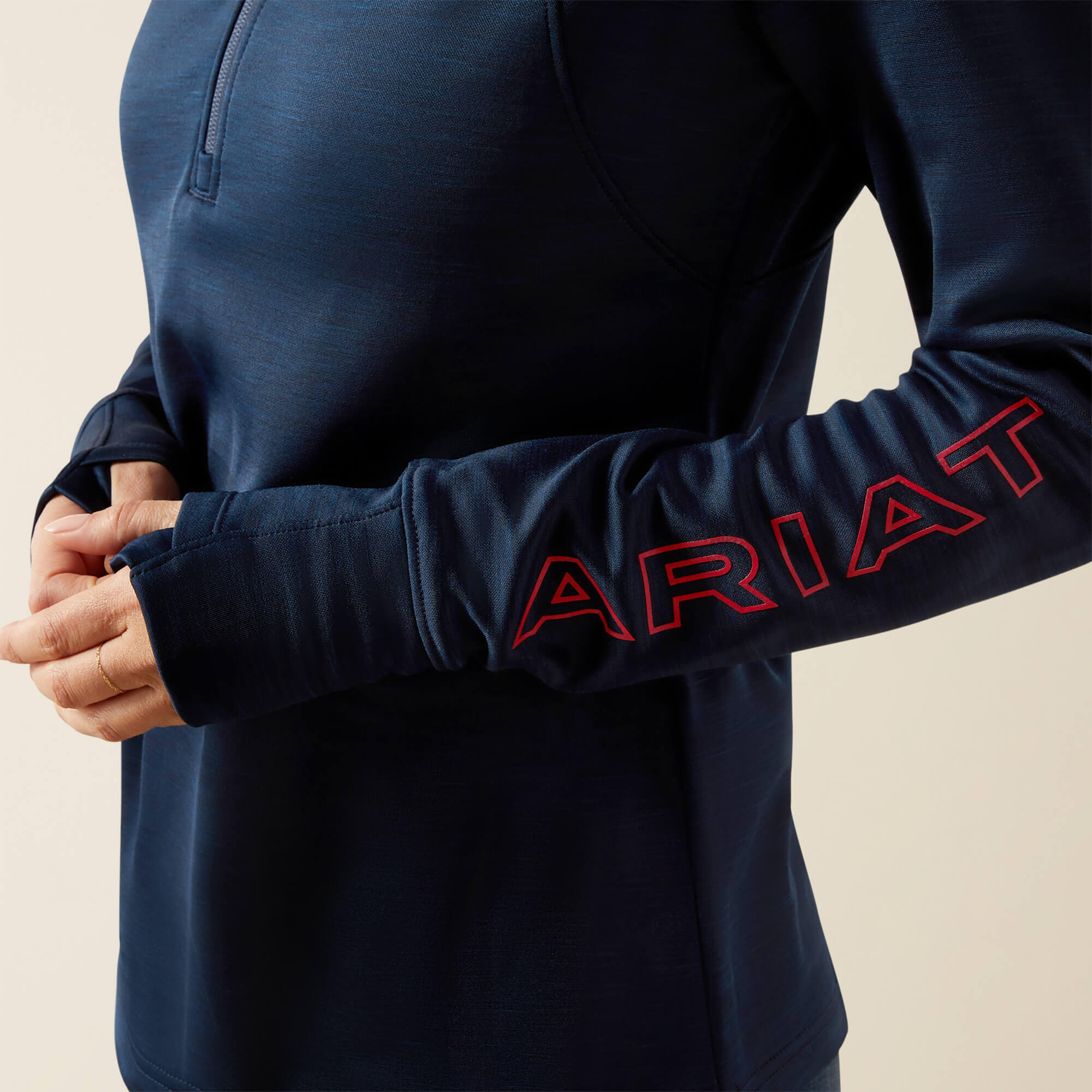 Pile 1/2 Zip donna Ariat Team EQ 4/5