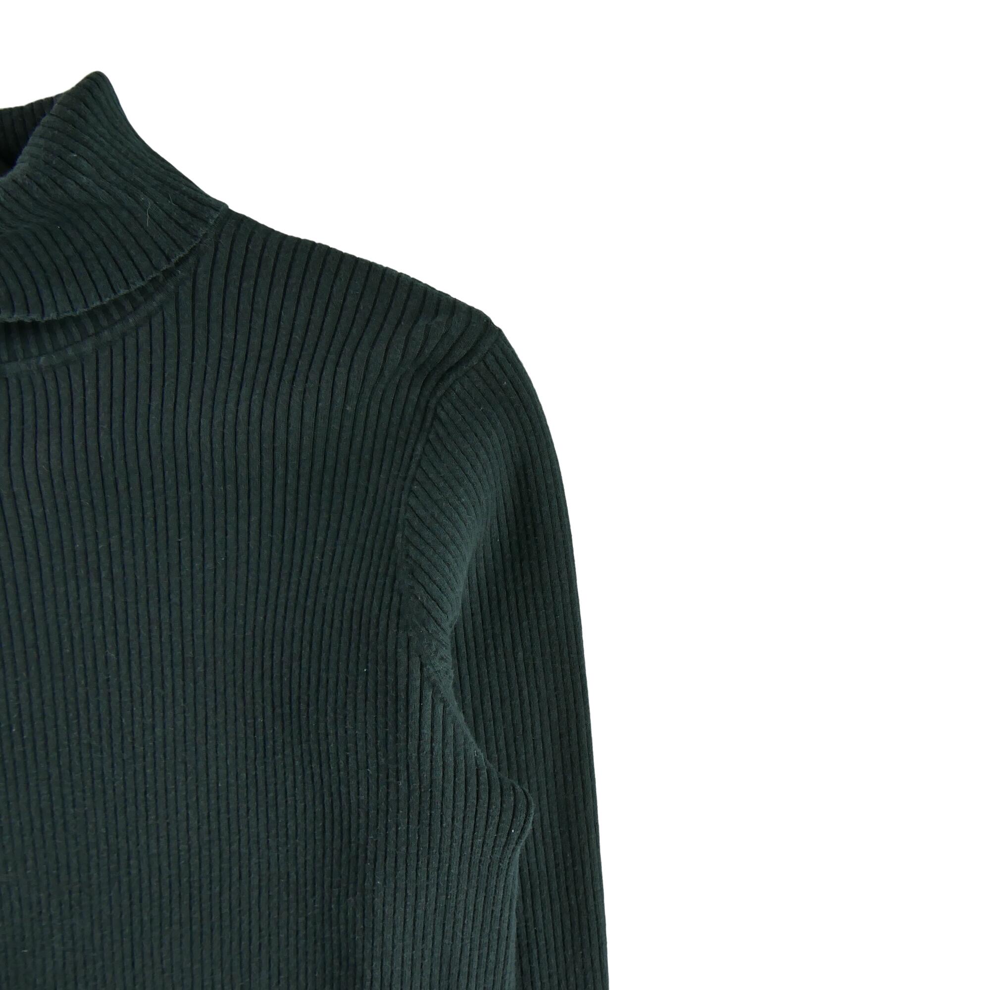 Segunda Vida - Suéter de cuello alto negro para mujer - Muy Bueno 4/5