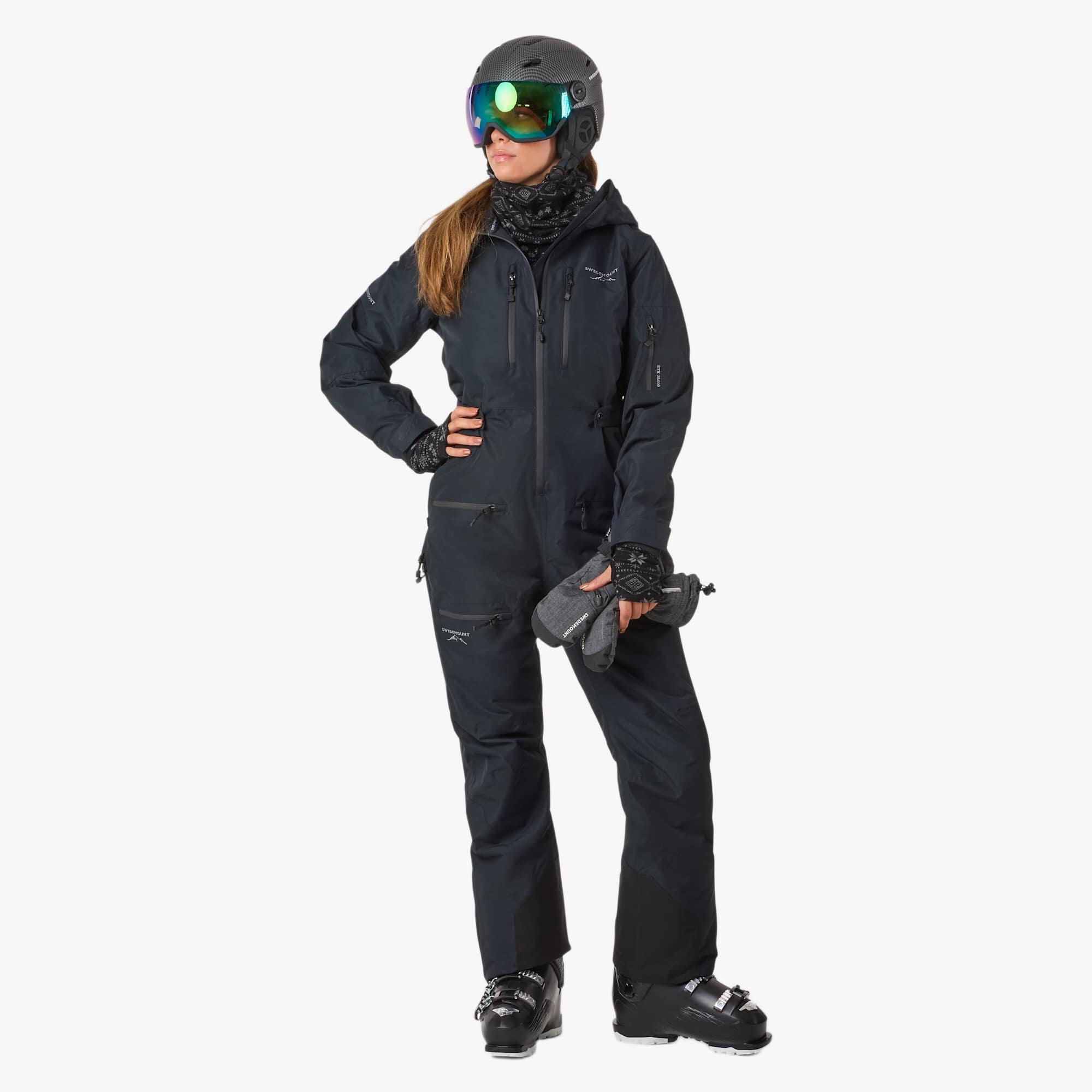 Women skiing winter overall waterproof windproof breathable Freeride II 3/7
