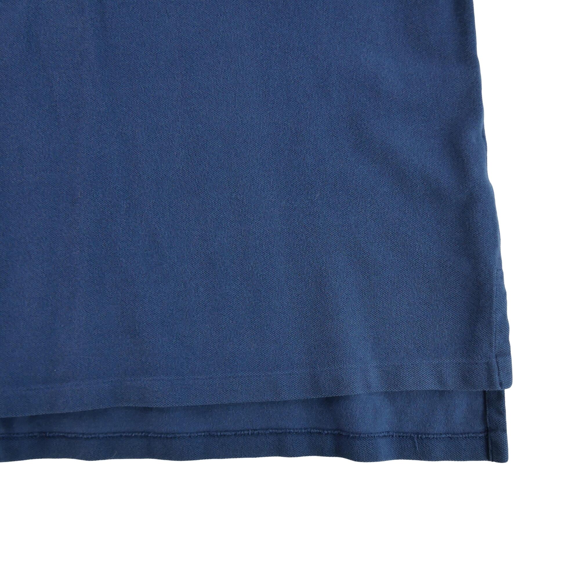 Segunda Vida - Camisa Polo de Manga Curta Azul Marinho - Em bom estado 5/7