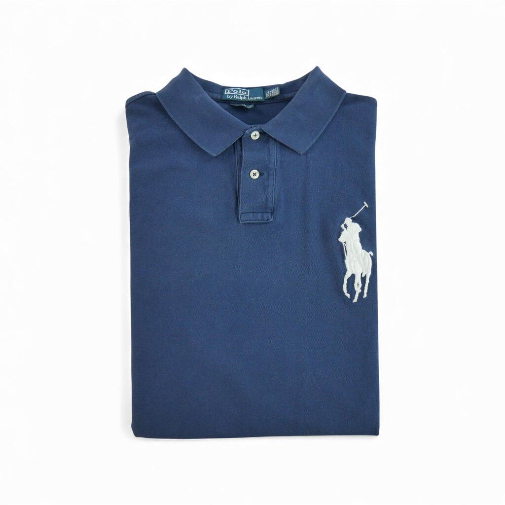 Men's Short Sleeve Navy Polo