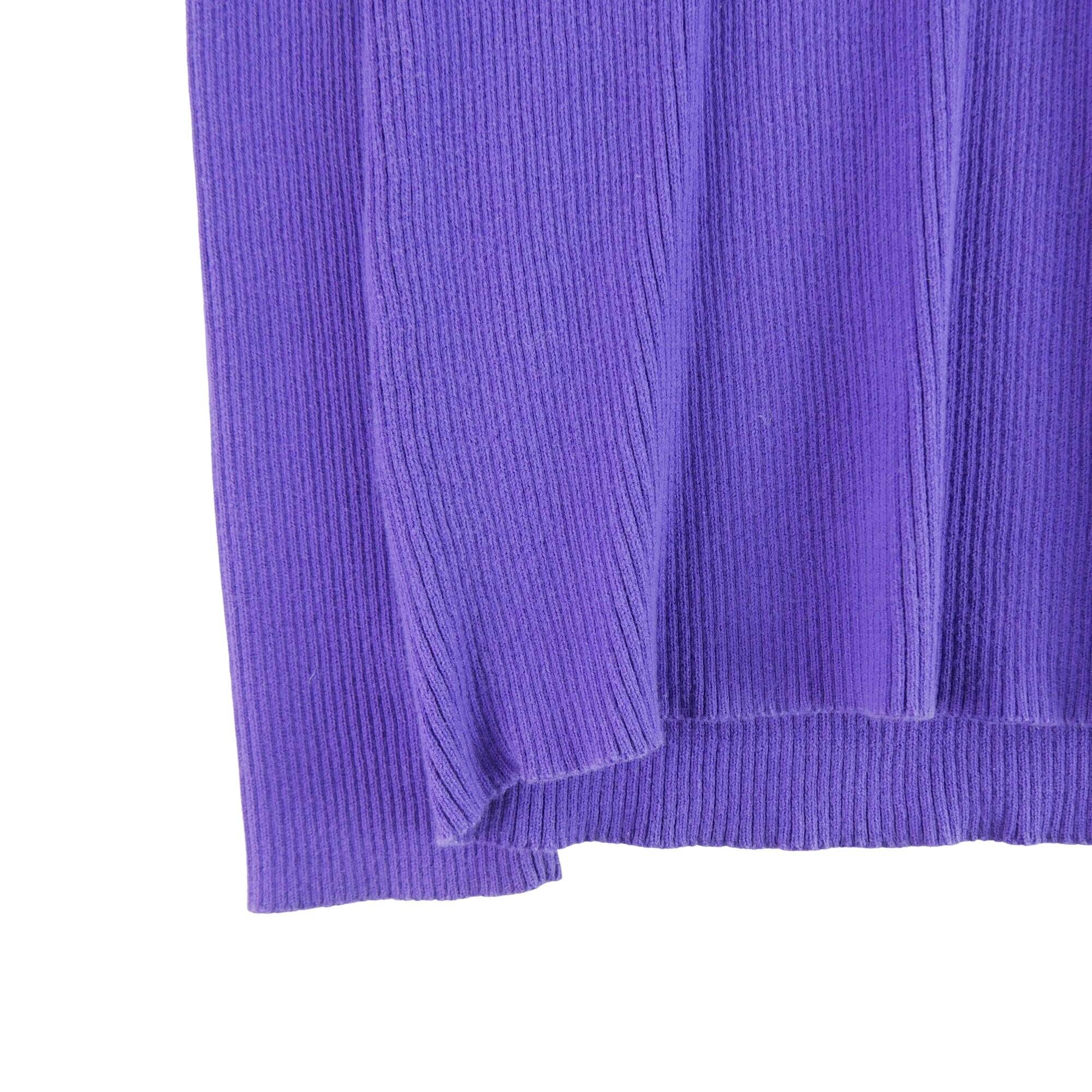 Segunda Vida - Suéter de gola alta roxo para mulheres - Em muito bom estado 3/5