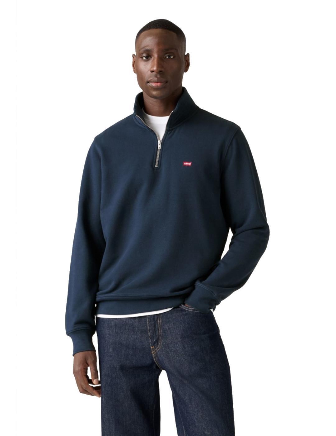 Sweat-shirt Hommes Pack de 1 Confortable à porter-ORIGINAL HM 1/4 ZIP 3/6