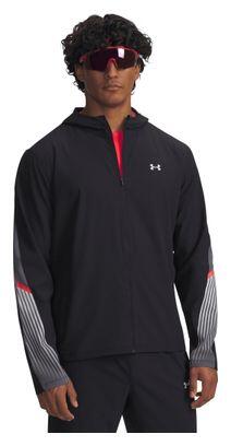Chaqueta con capucha Under Armour Velociti Storm Negro, Hombre