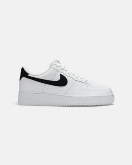 Nike Air Force 1 Low '07 White Black Pebbled Leather