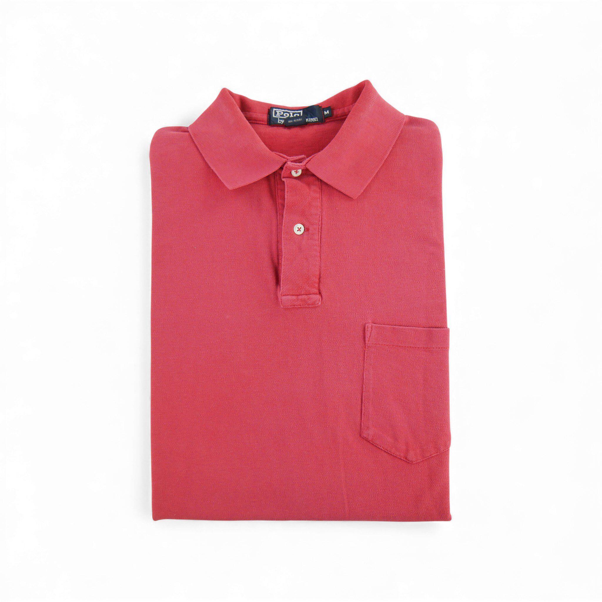 RALPH LAUREN Reconditionné - Polo manches courtes Homme Rouge - Bon État