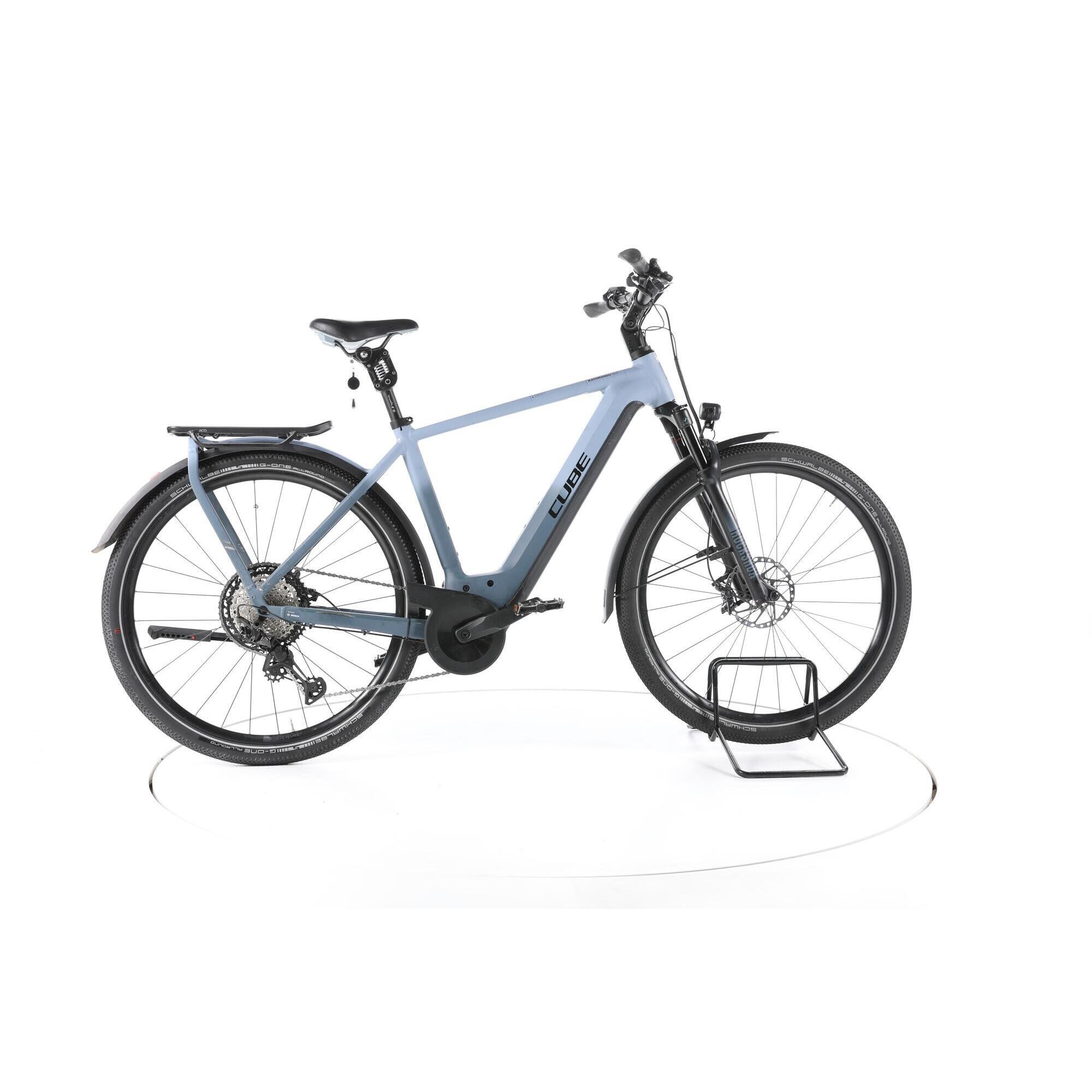 Cube - Reconditionné - Cube Kathmandu Hybrid Slt Trekking Vélo Électrique - Bon - Vélo Tout Chemin - Bleu - 54 - Decathlon