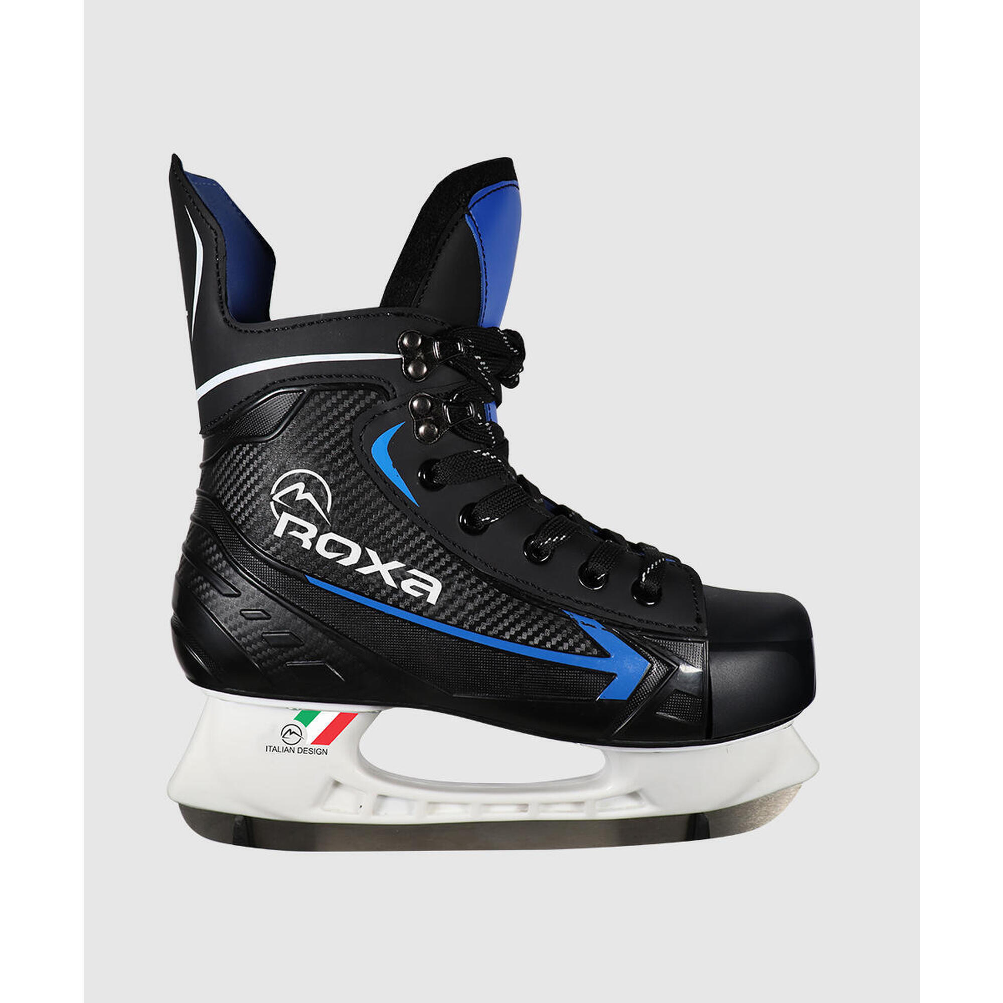 Roxa - Patins De Hockey Sur Glace -arox - Patins De Hockey - Bleu|noir - 37 - Decathlon