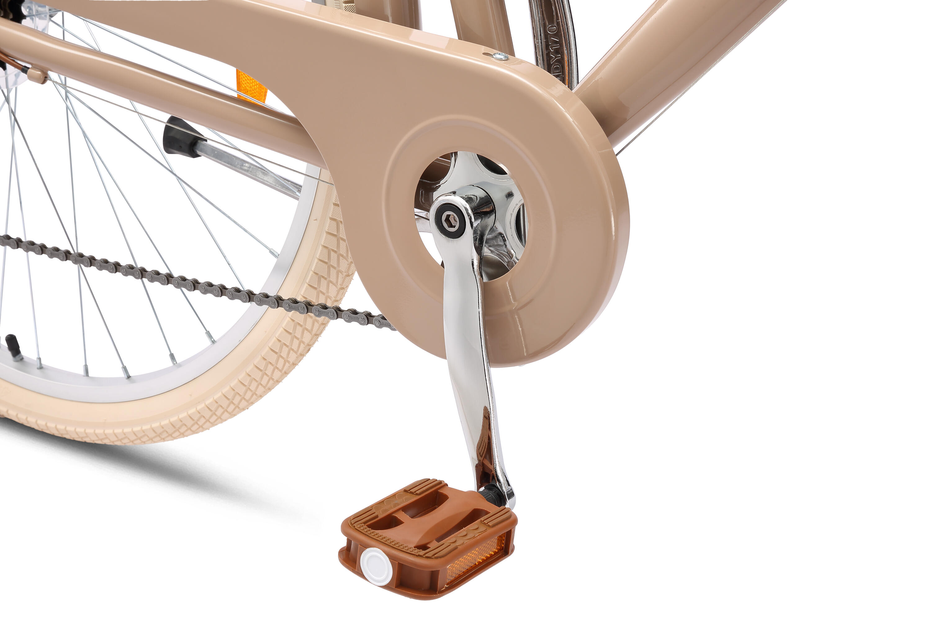 Vélo de ville, VTC en aluminium 28", 7 vitesses, rétro urbain 6/7