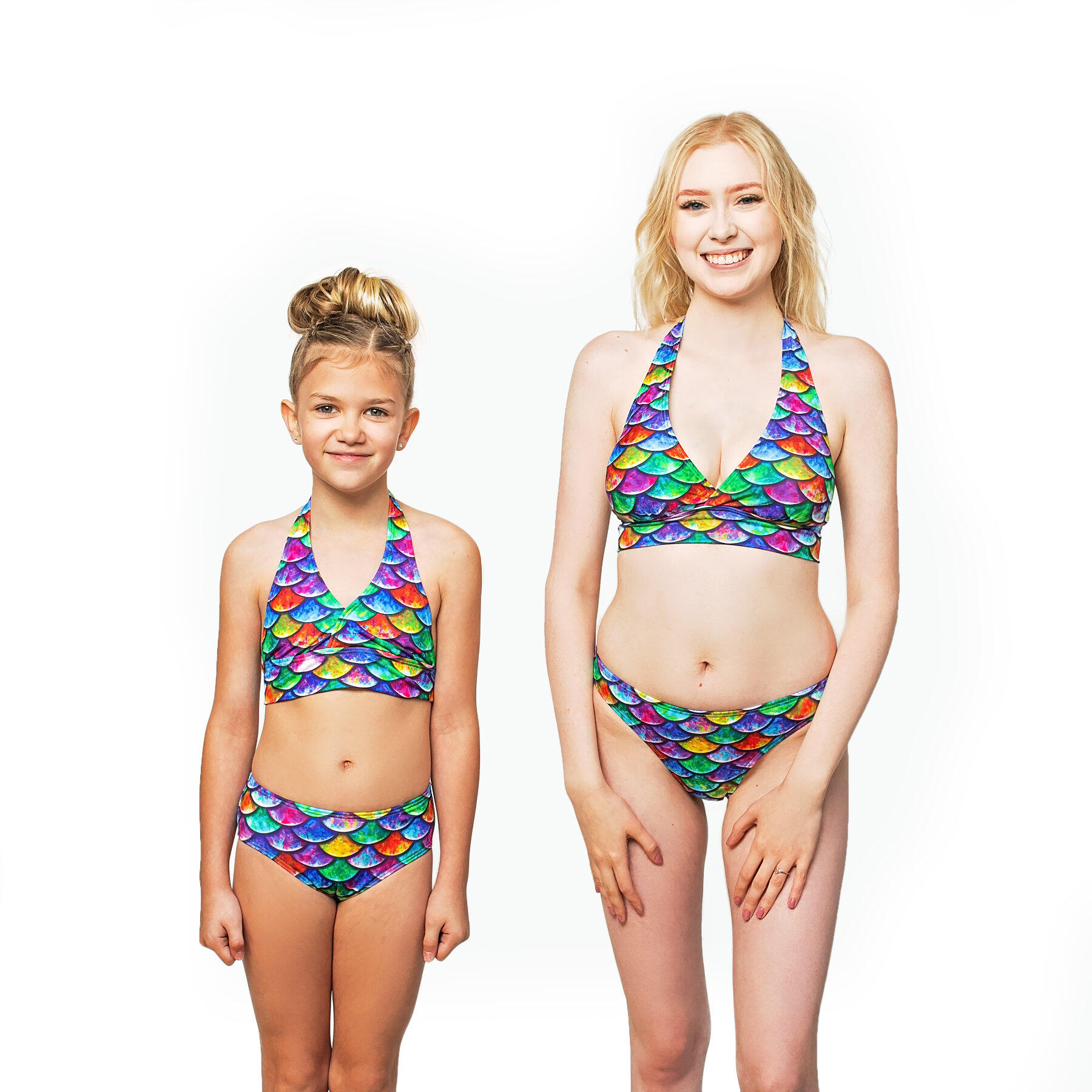 SUN TAILS Sirena Bikini Hawaiian Rainbow