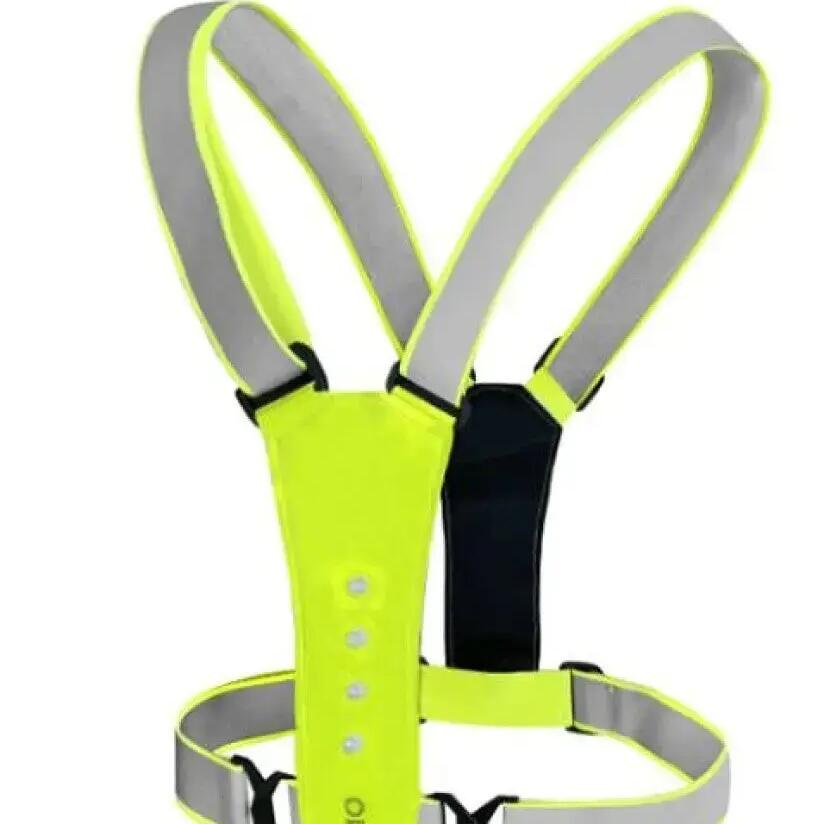 IKZI IkziLight Aryan Reflective LED Sport & Safety Vest — Yellow.