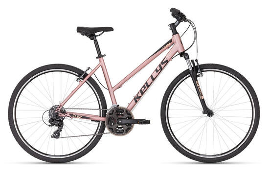 Kellys CLEA 10 Rose Gold 28" Trapez Crossbike in Pink/Rosa