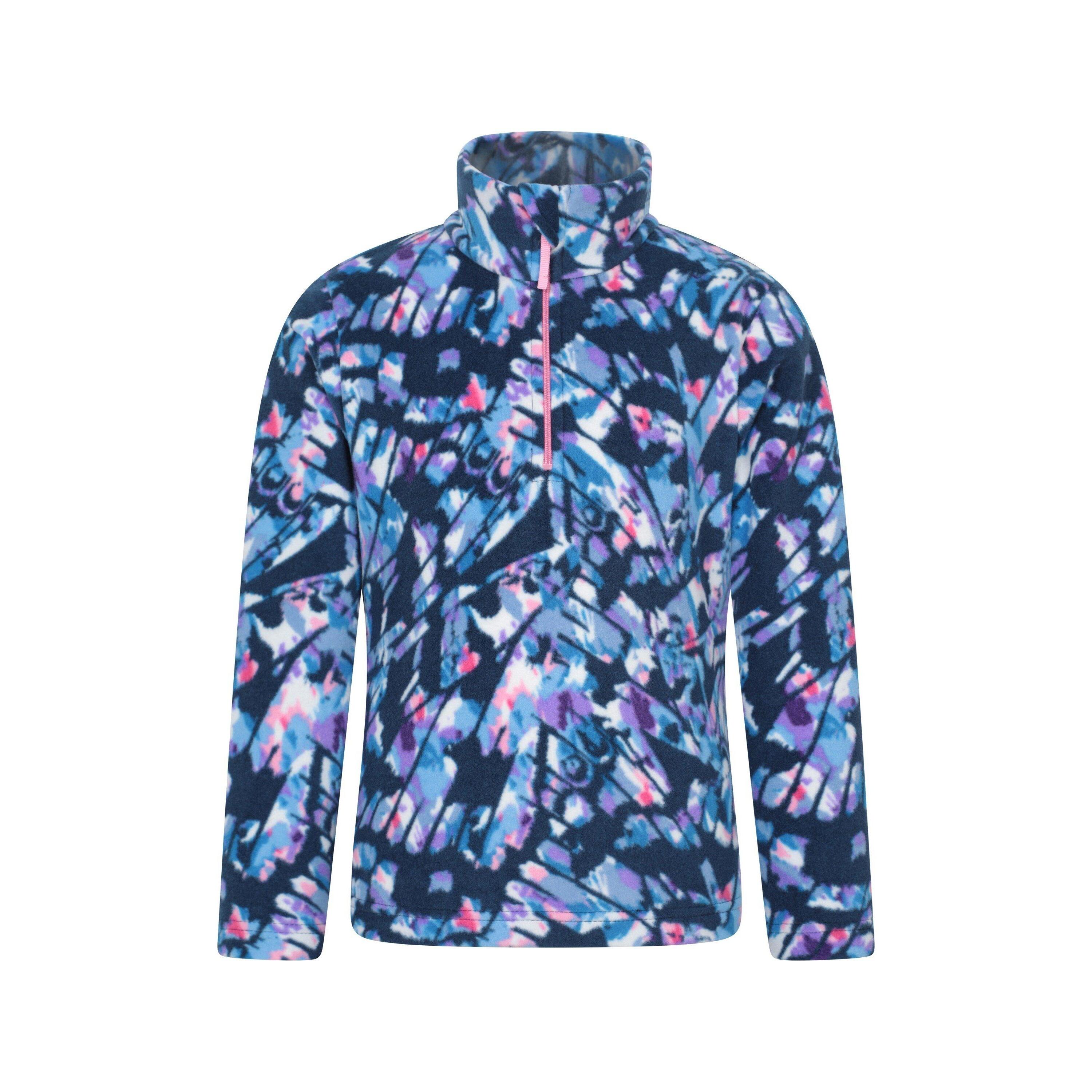 Mountain Warehouse Childrens/Kids Endeavour Abstract Half Zip Fleece Top