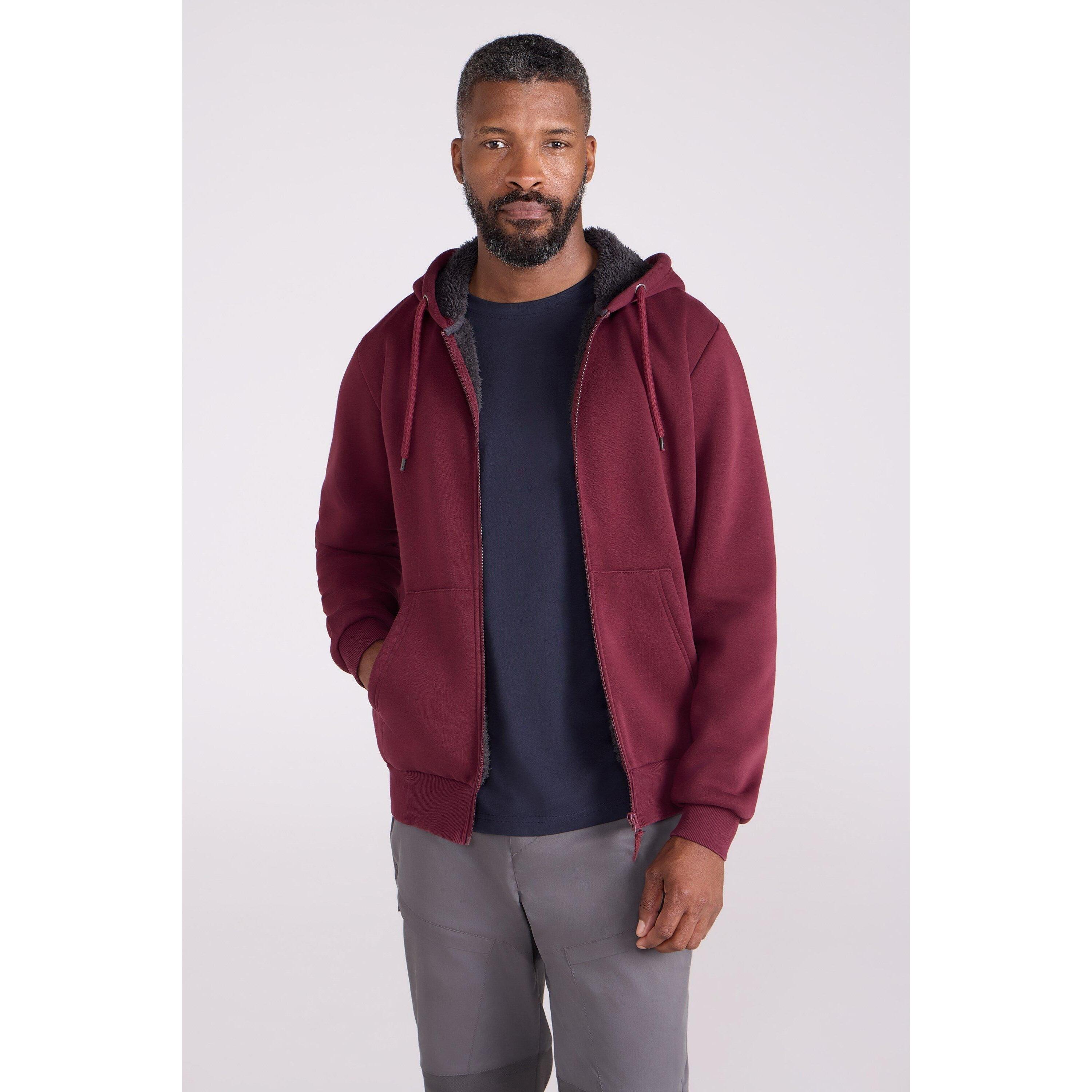 Mountain Warehouse Mens Dalton Borg Lined Full Zip Hoodie