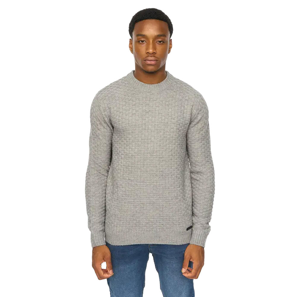 Duck and Cover Mens Matera Textured Knitted Jumper