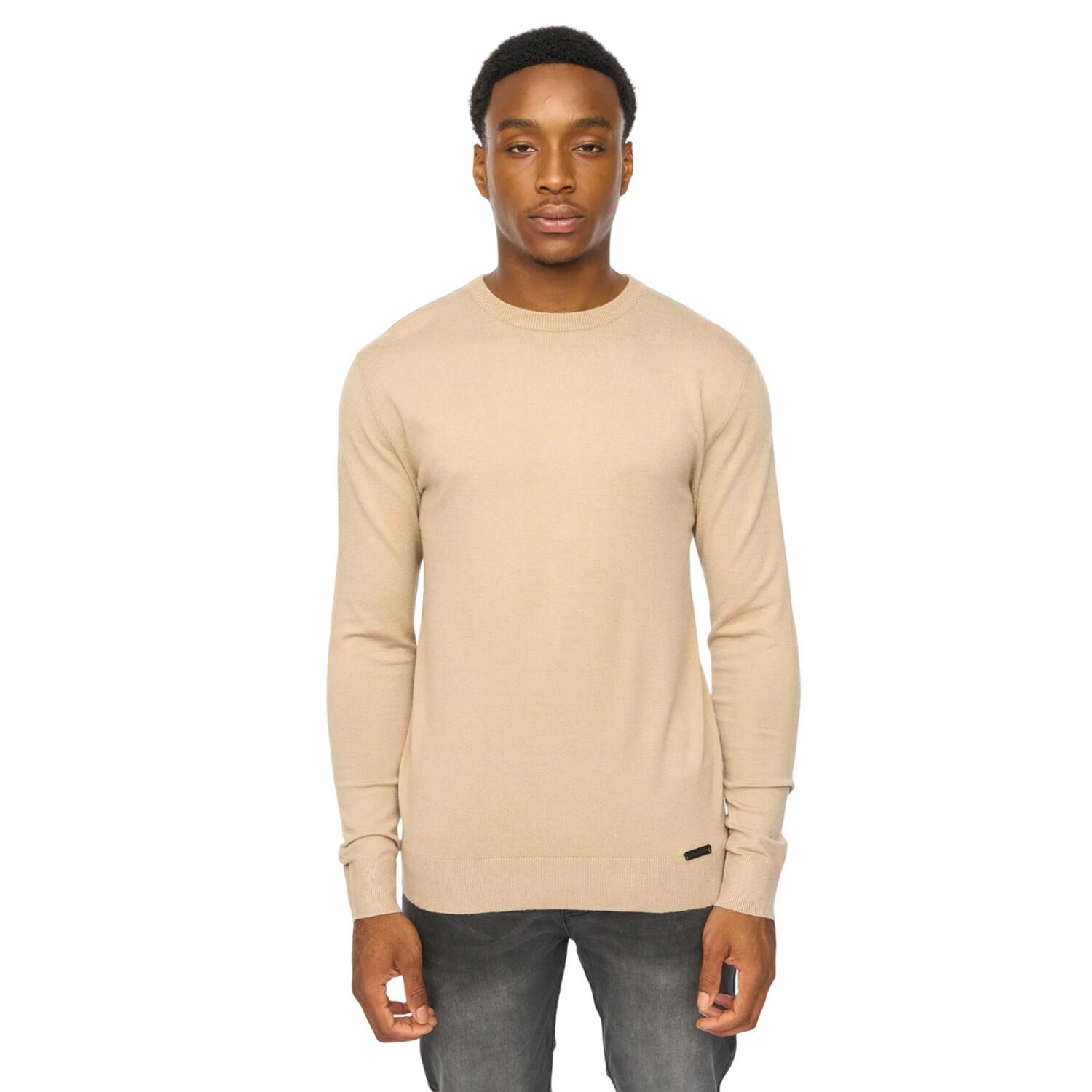 Duck and Cover Mens Consenza Knitted Crew Neck Sweatshirt