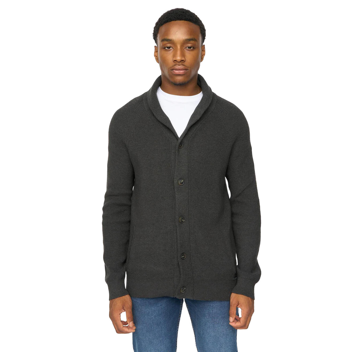 Duck and Cover Mens Venosa Shawl Collar Cardigan