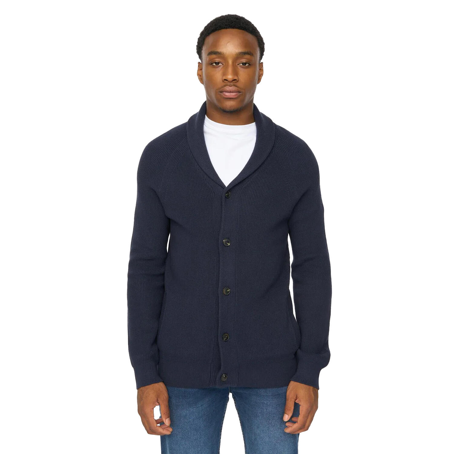 Duck and Cover Mens Venosa Shawl Collar Cardigan
