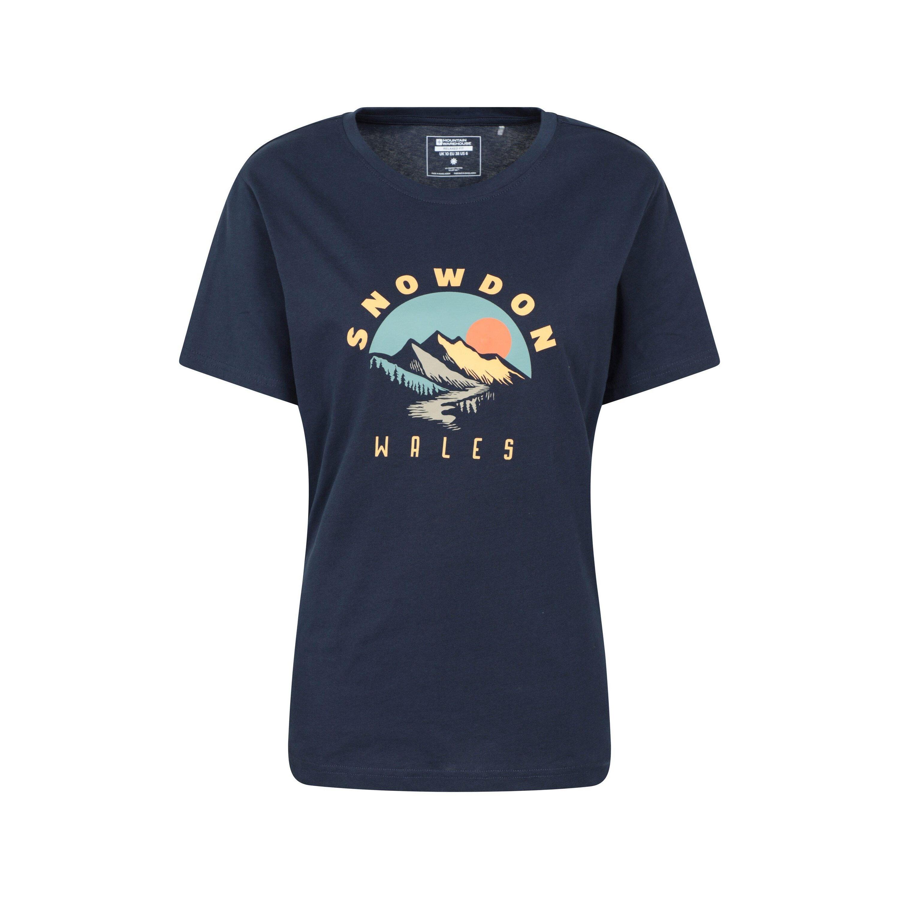 Mountain Warehouse Womens/Ladies Snowdon Relaxed Fit Short-Sleeved T-Shirt
