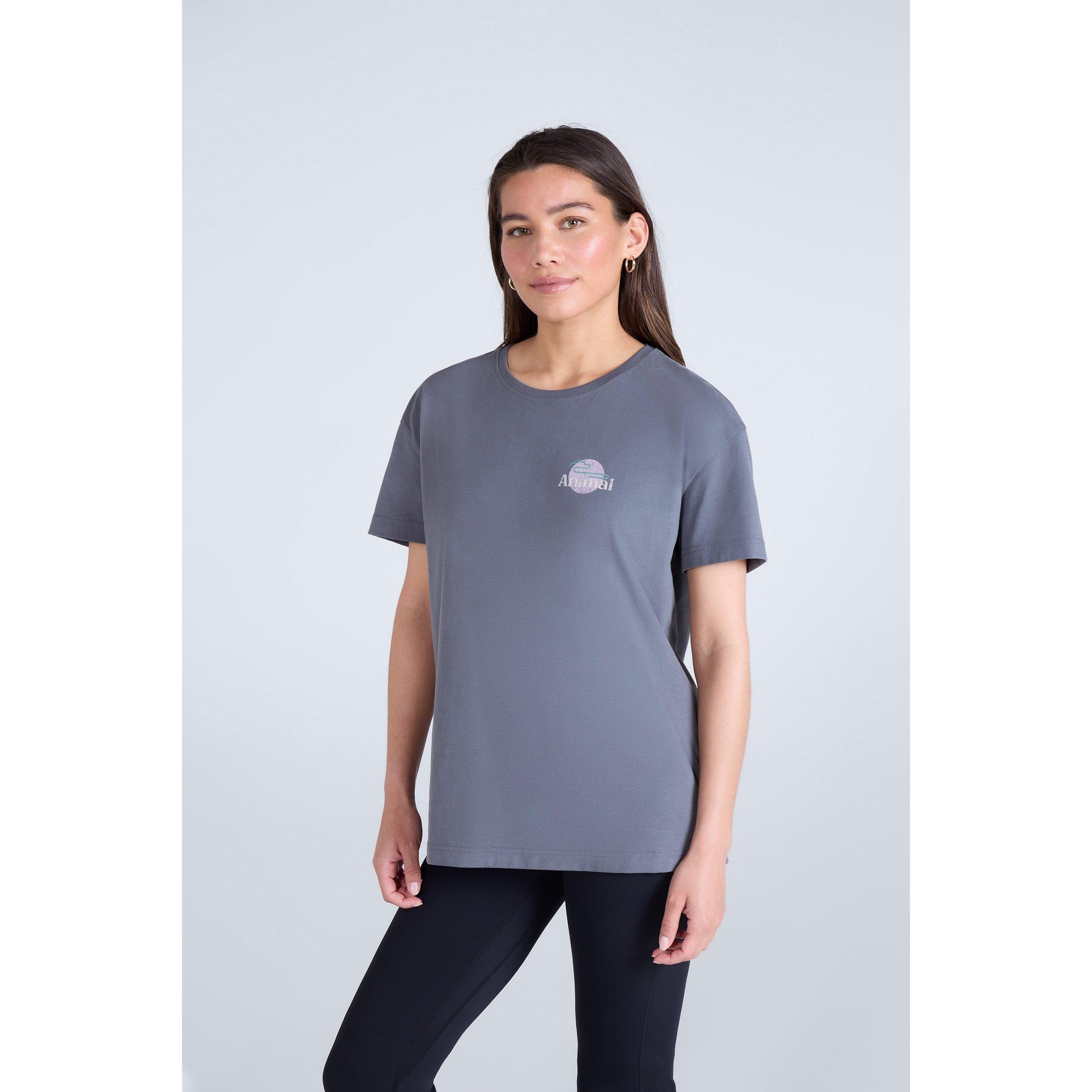 Animal Womens/Ladies Leena Organic Cotton Boxy T-Shirt