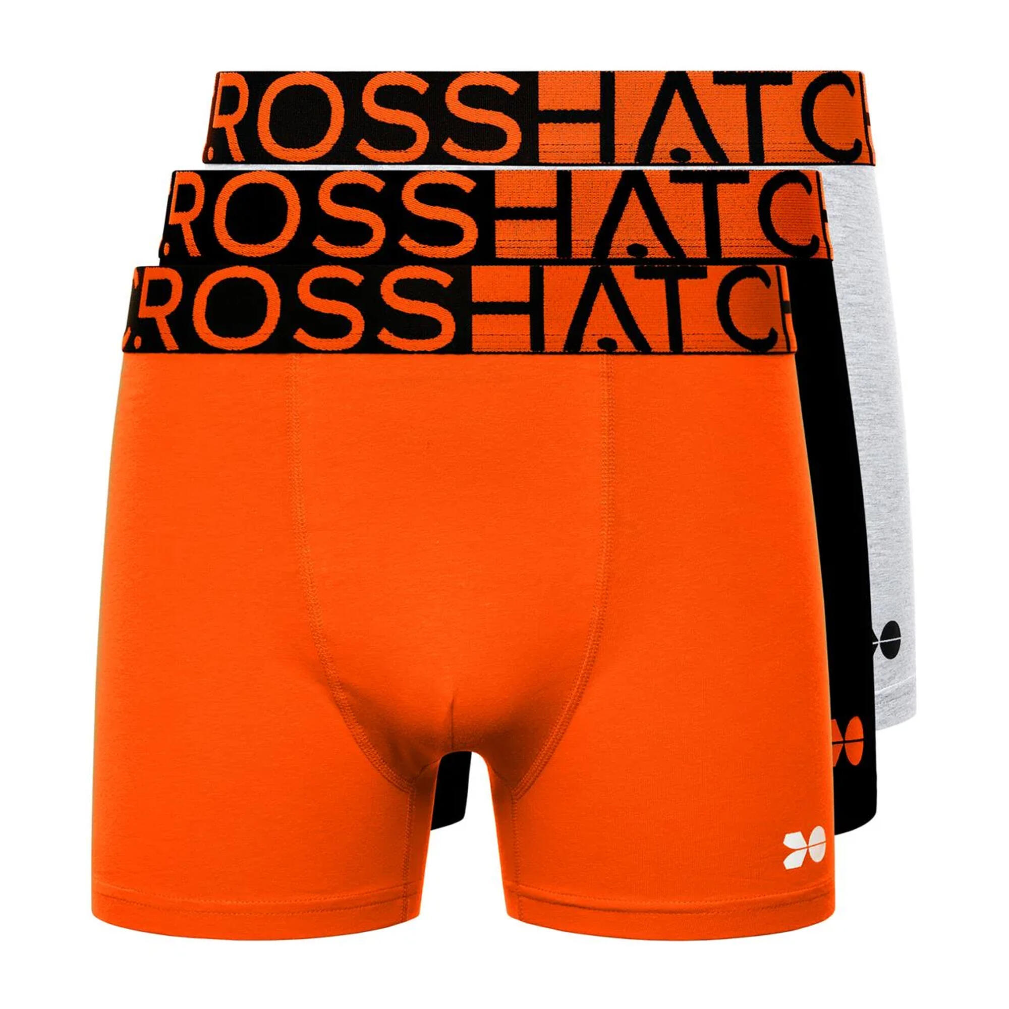 Crosshatch Mens Dumas Boxer Shorts (Pack of 3)