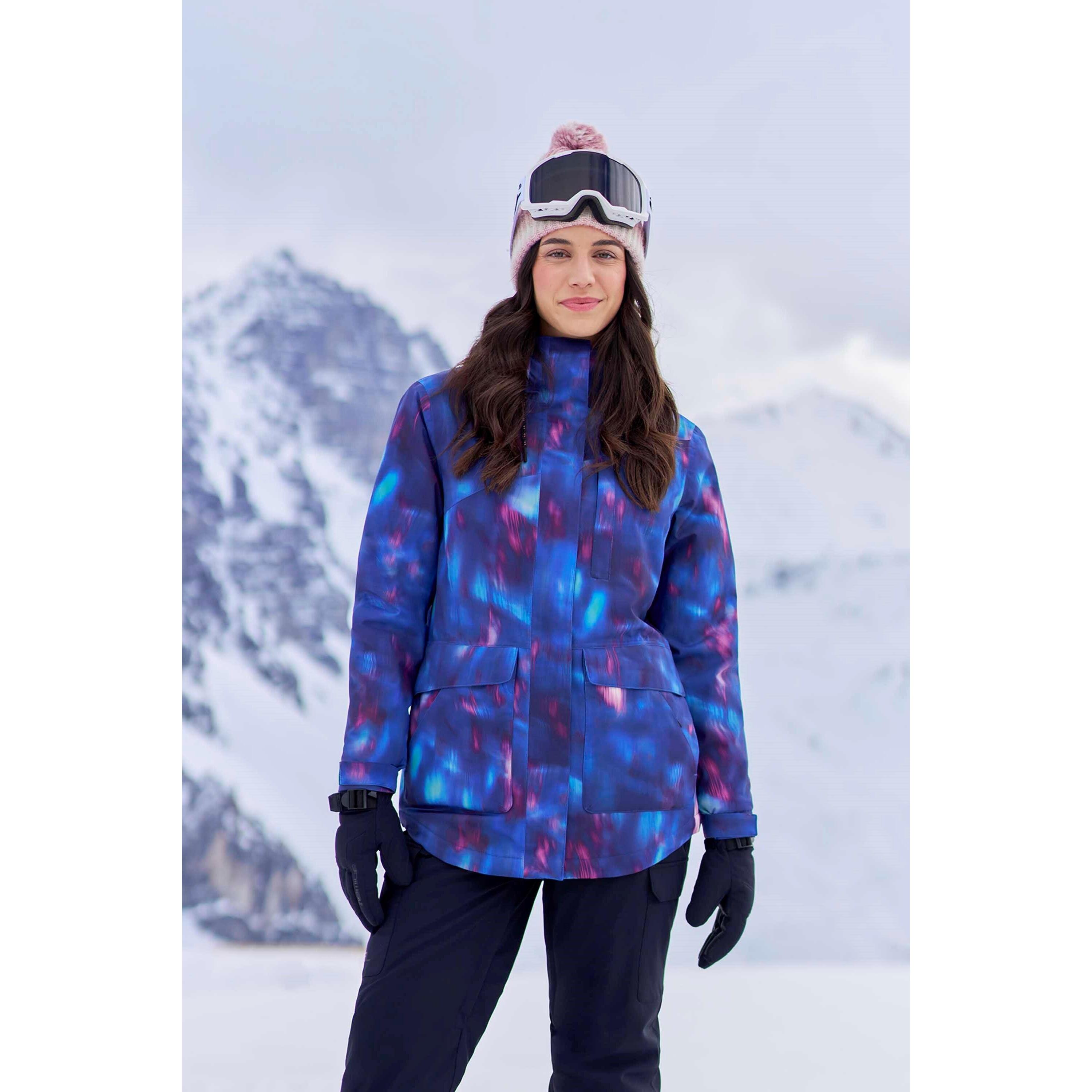 Animal Womens/Ladies Tignes Printed Ski Jacket