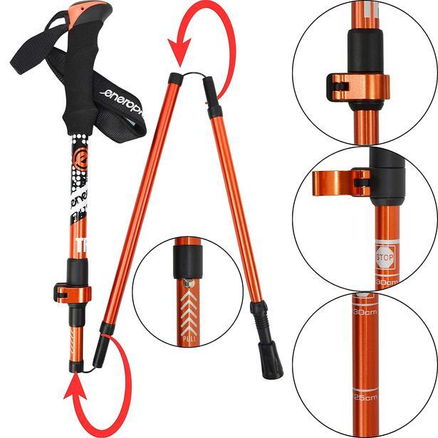 Kije trekkingowe Enero Pro w pokrowcu 115 do 130 cm 4/5