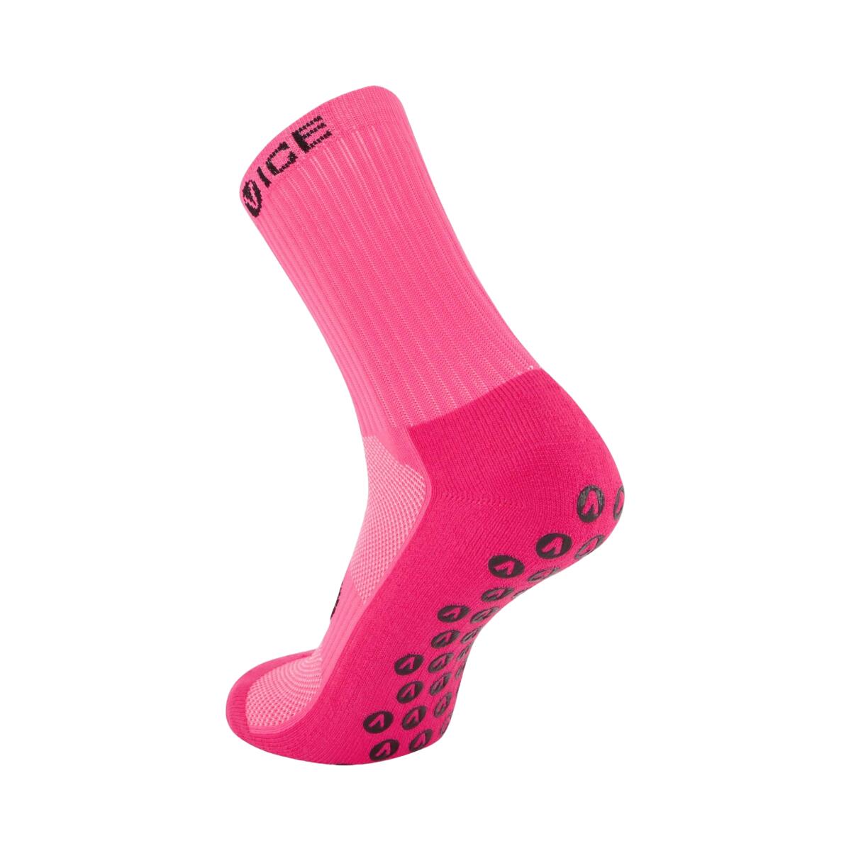 VICE Grip Socks Pink Crew