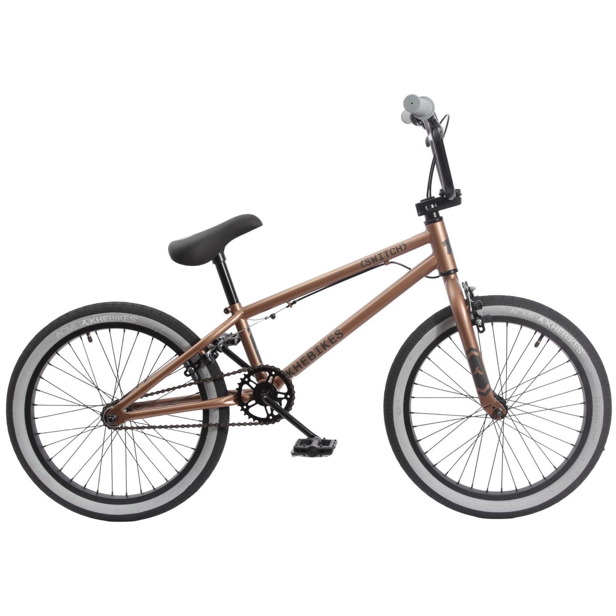 KHEBIKES BMX kolo děti SWITCH bronzová 20 palců 11,3 kg