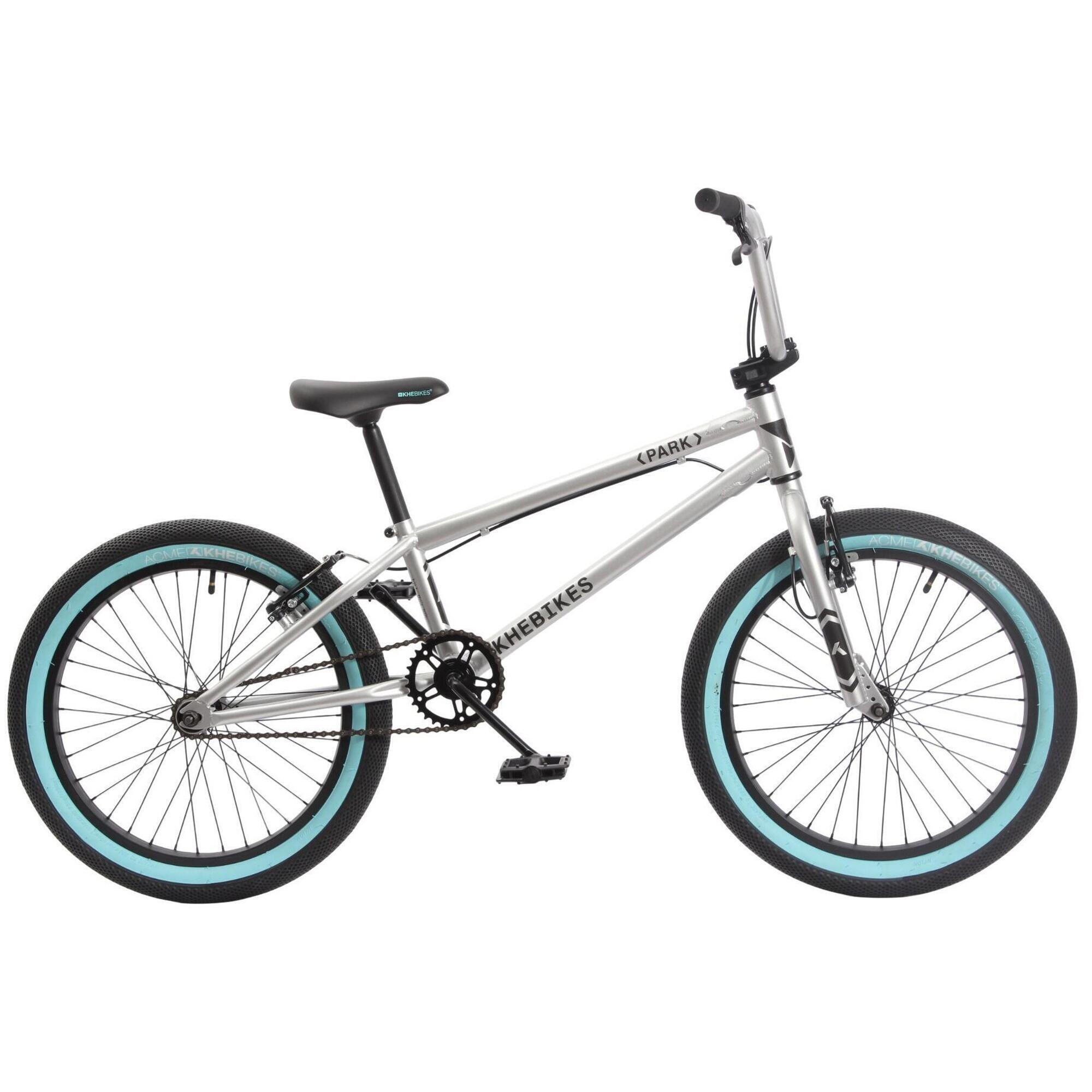 KHEBIKES BMX kolo děti PARK stříbrná 20 palců 11,1 kg