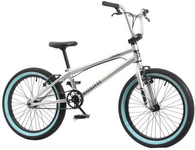 Bmx fiets kinderen park zilver 20 inch 11,1 kg
