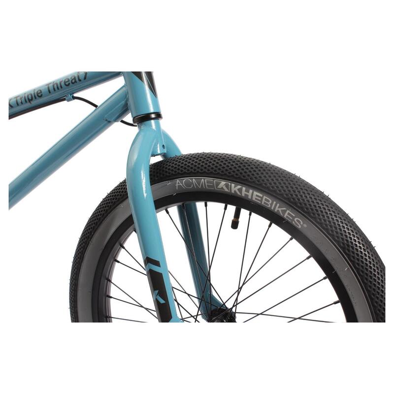 BMX bicicletă adulți TRIPLE THREAT albastru 20 inch 11,1 kg