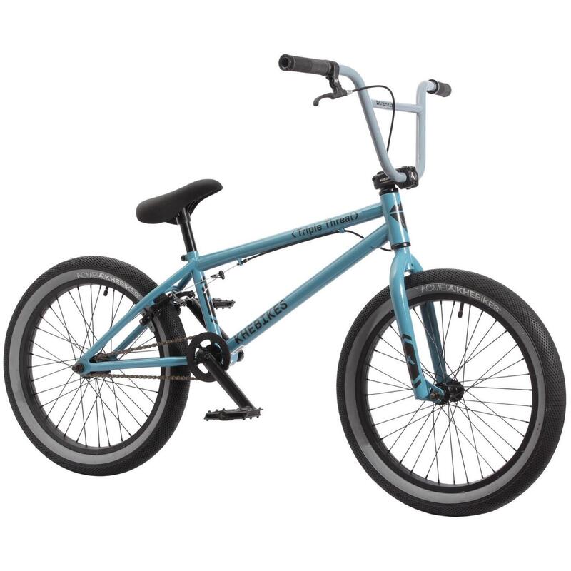 BMX bicicletă adulți TRIPLE THREAT albastru 20 inch 11,1 kg