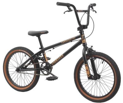 Bmx fiets kinderen arsenic opc zwart 18 inch 10,2 kg