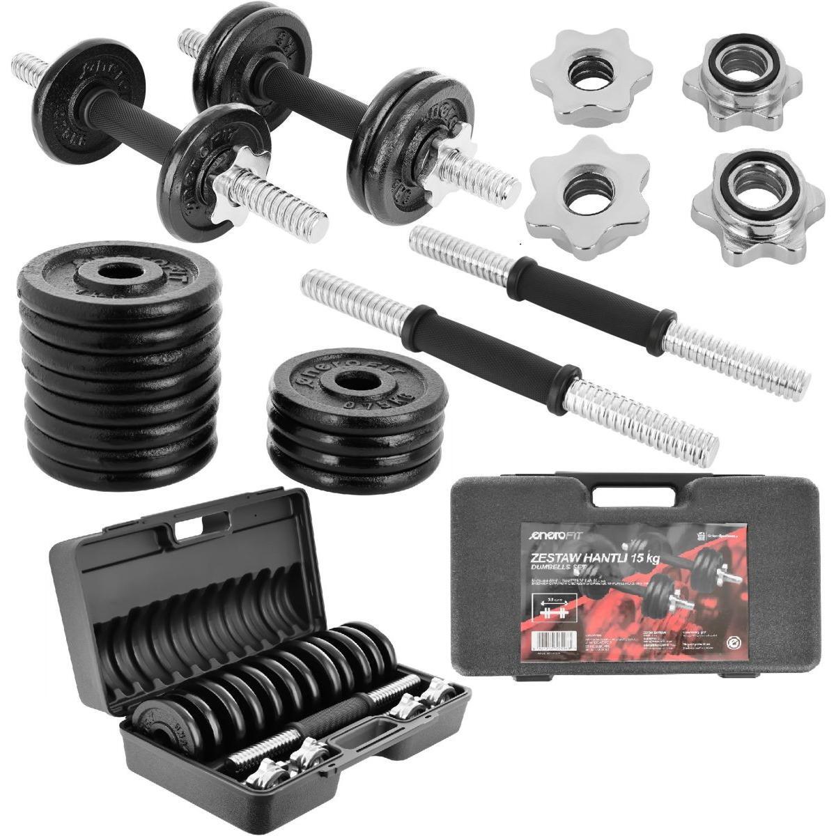 Zestaw obciążeń żeliwnych Enero Fit 15 kg 3/7