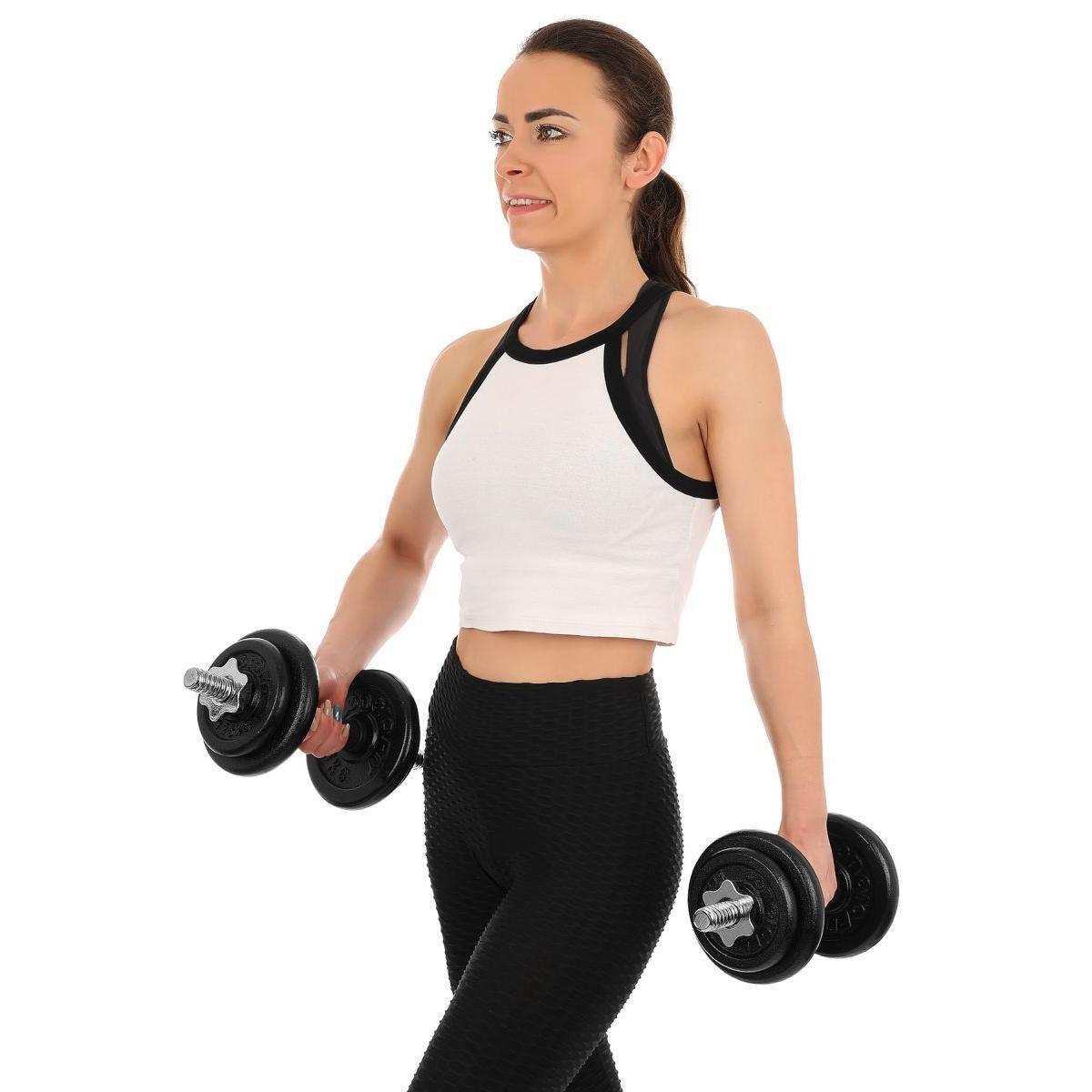 Zestaw obciążeń żeliwnych Enero Fit 15 kg 4/7