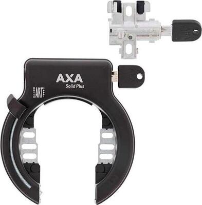 Axa solid plus framelock + bosch gen2 batterijslot – zwart
